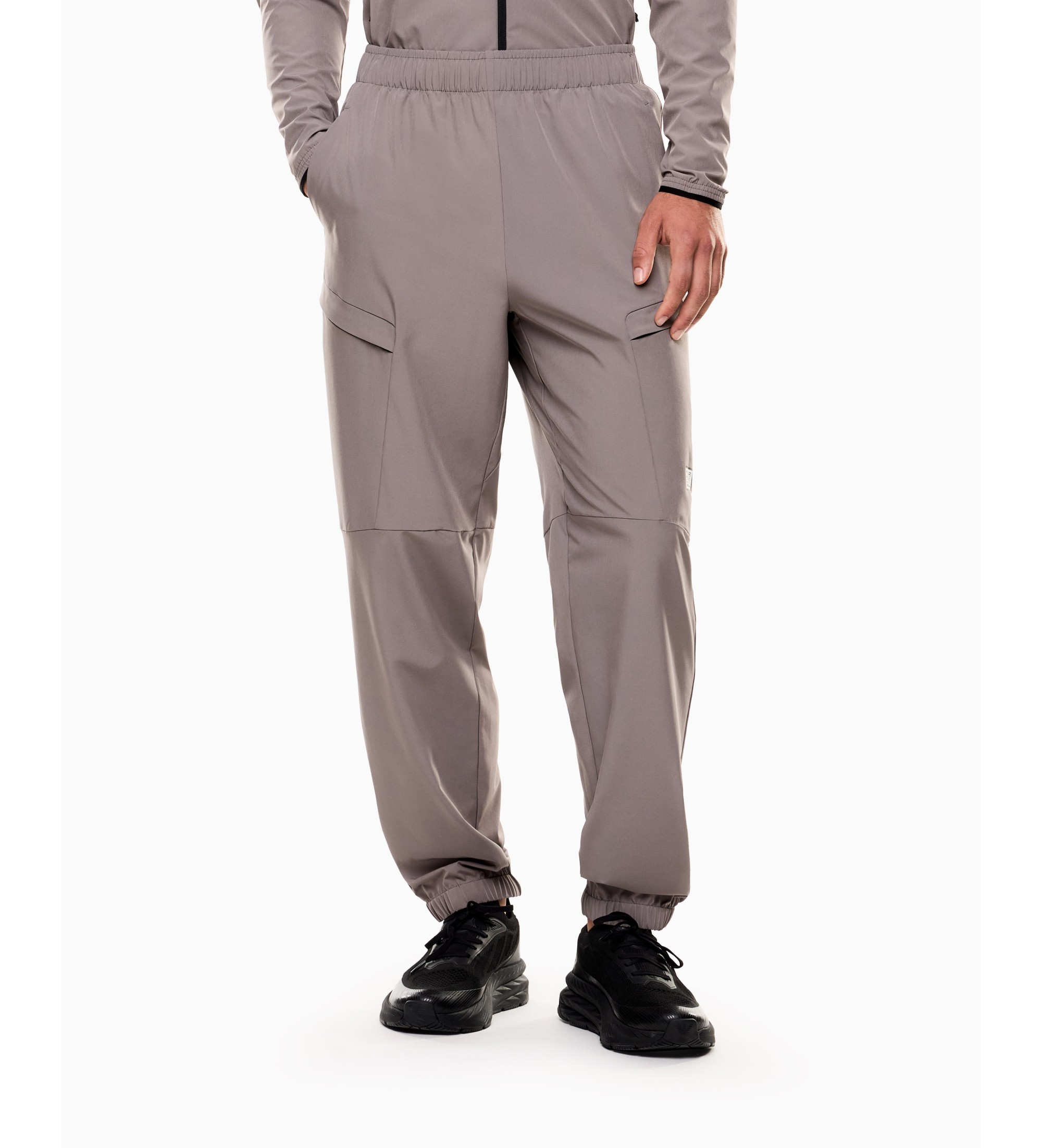 EA7 für Herren. 7M001379_AF13392 Ventus7-Hose Grau (L), Lässig, Sportlich, Sportbekleidung, Multisport, Polyester