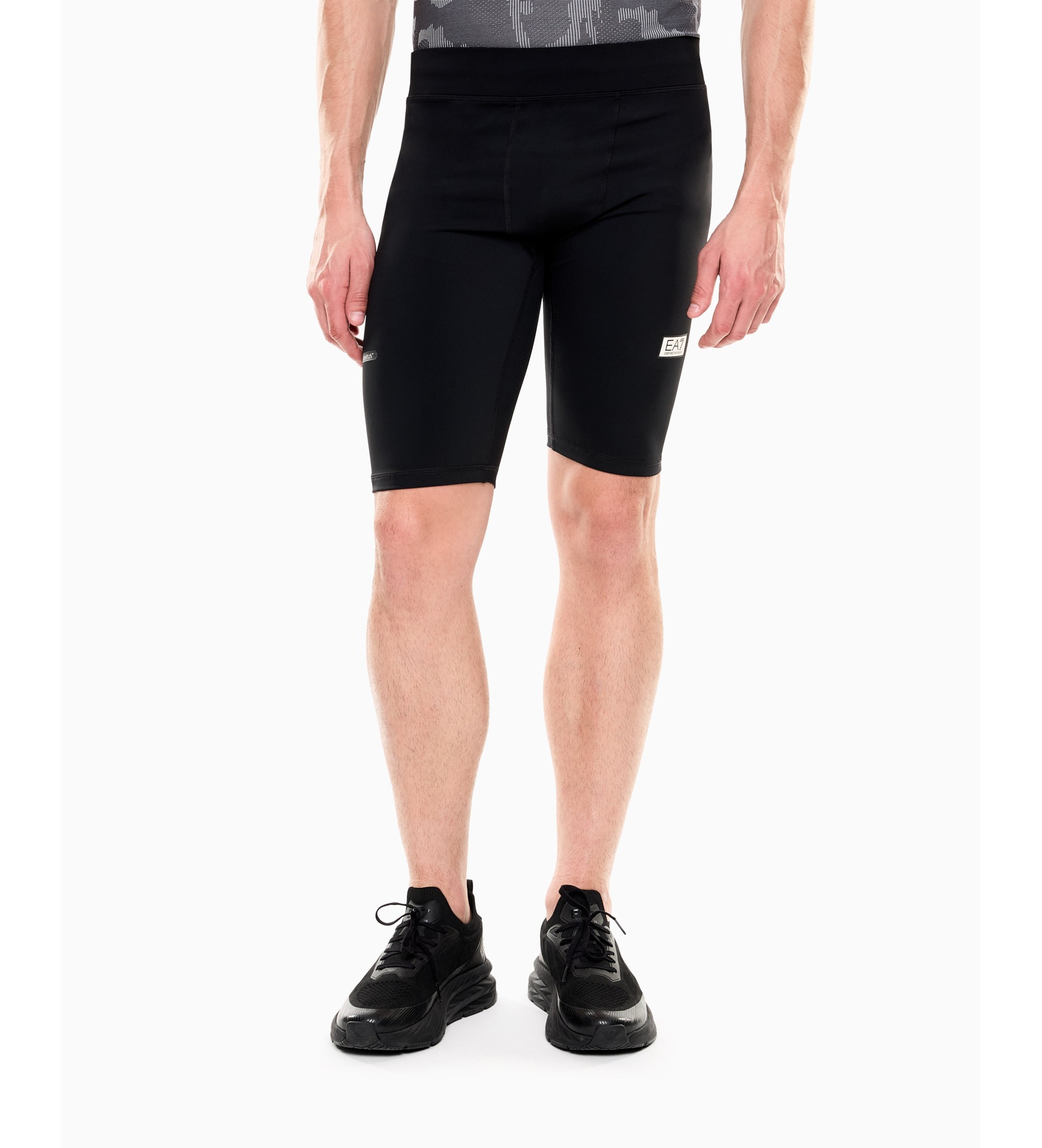 EA7 für Herren. 7M001352_AF21580 Ventus+ Shorts M Schwarz (S), Sportlich, Laufen, Sportbekleidung, Multisport, Polyamid