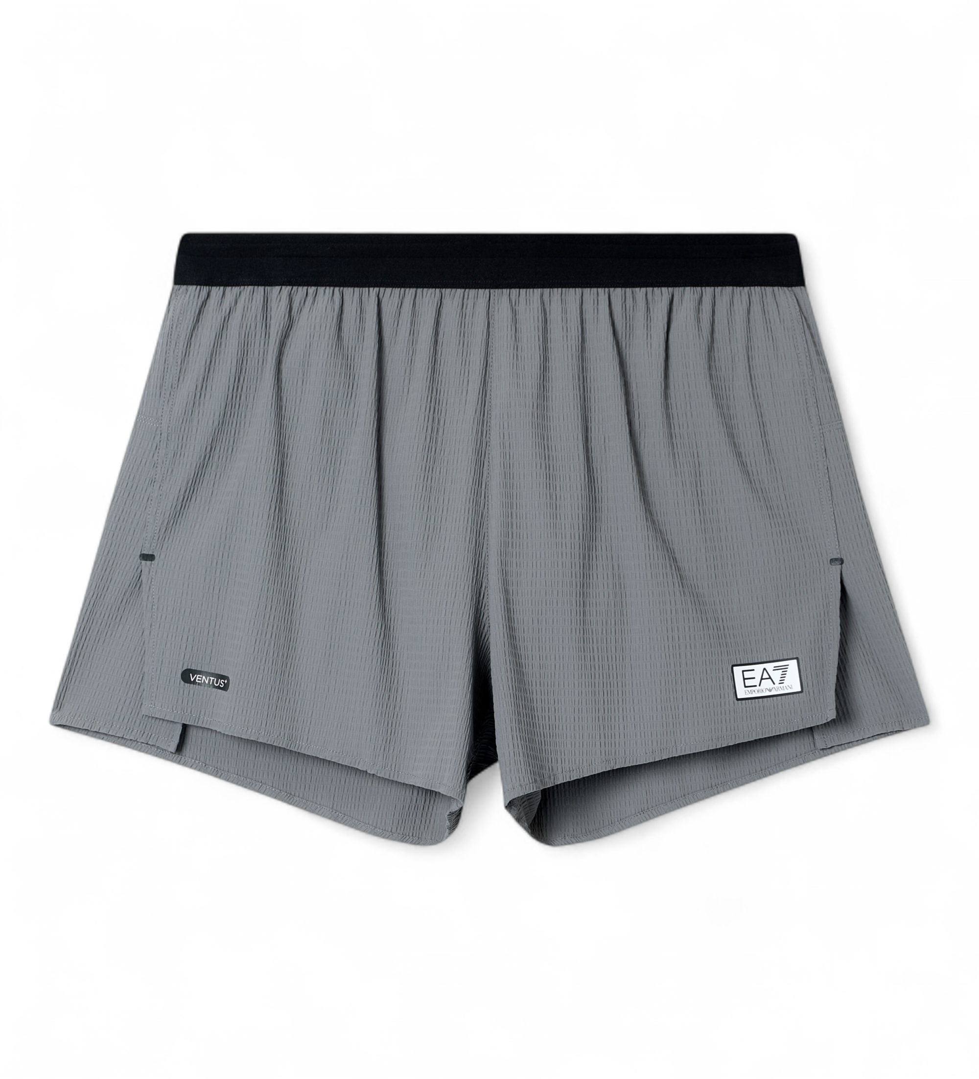 EA7 für Herren. 7M001353_AF21687 Ventus+ Shorts M Grau (L), Sportlich, Sportbekleidung, Multisport, Polyamid