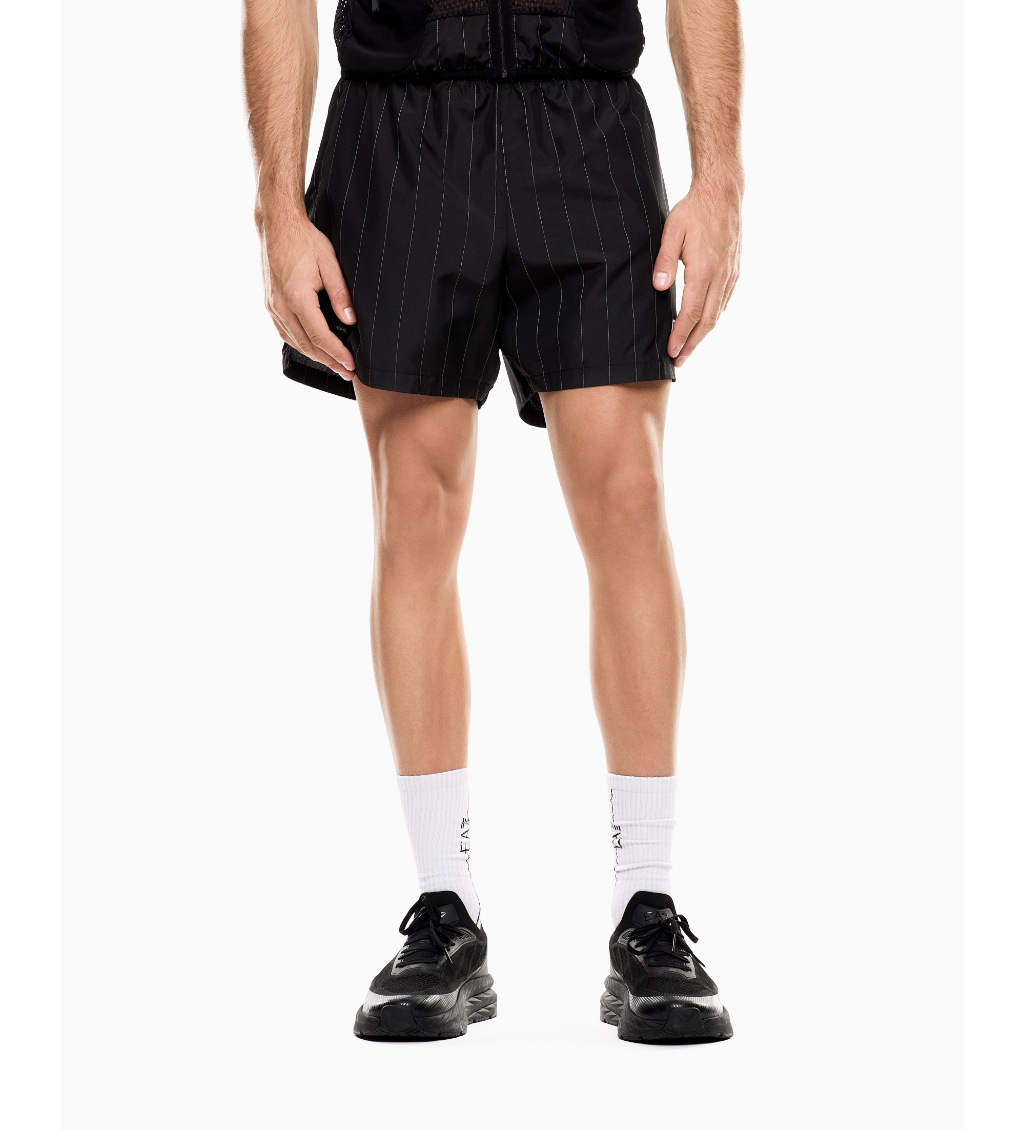 EA7 für Herren. 7M001354_AF21229 Ventus+ Shorts M Schwarz (M), Sportlich, Sportbekleidung, Multisport, Polyester