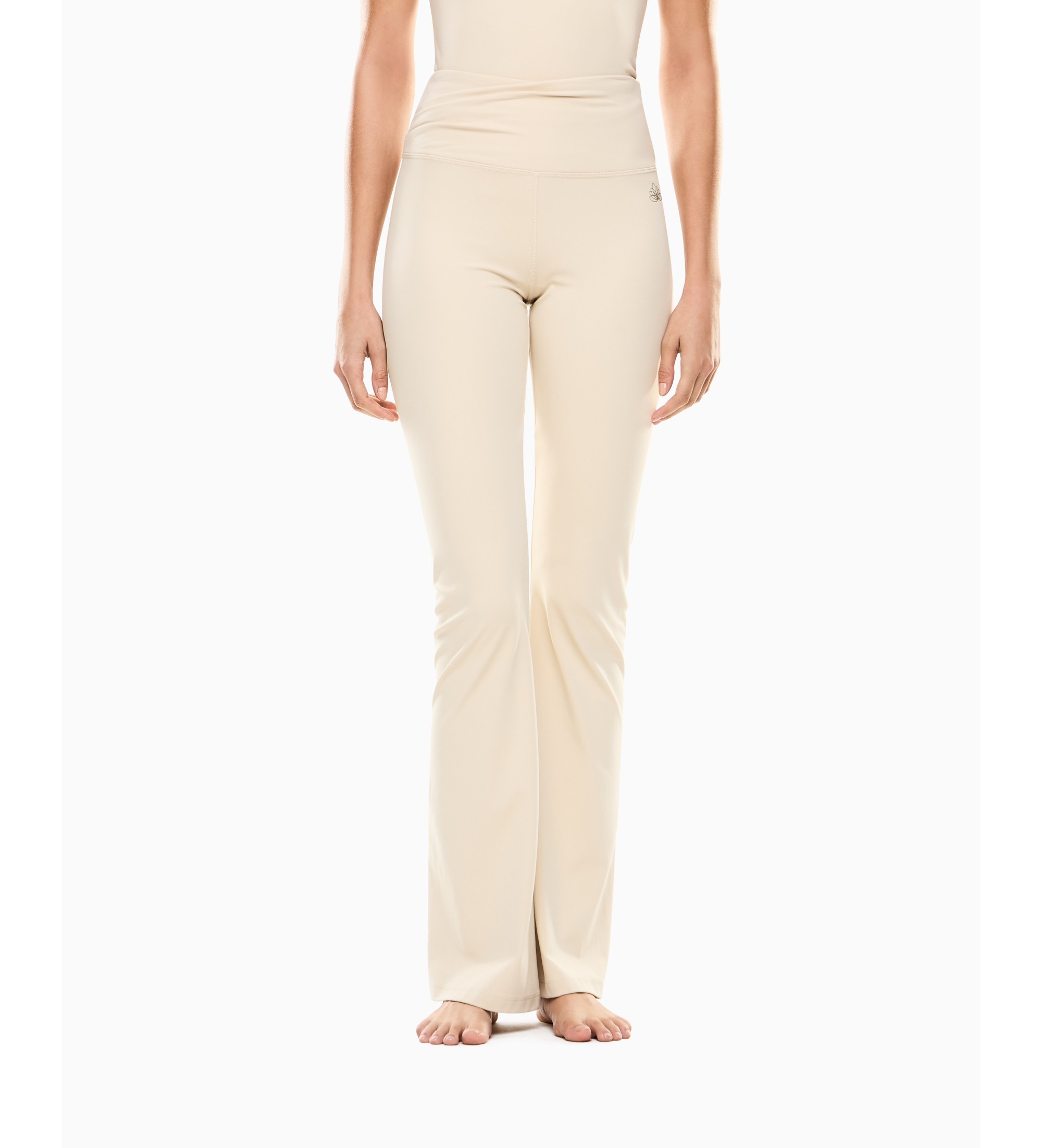 EA7 für Damen. 7W000924_AF21585 Vigor7 beige Hose (L), Lässig, Sportlich, Polyamid