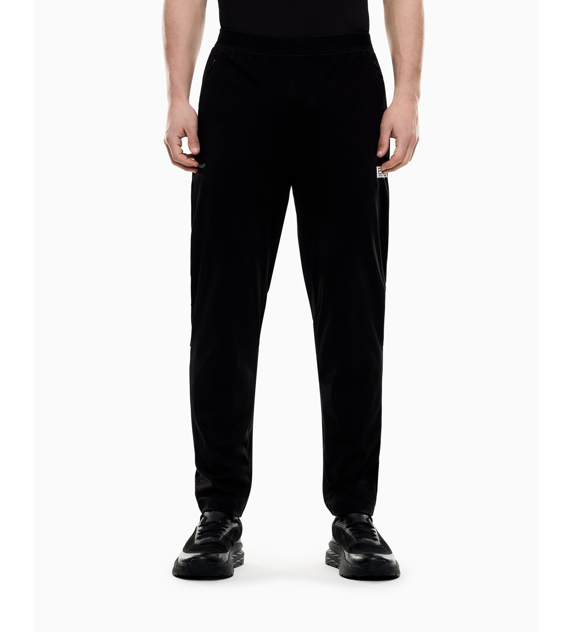 EA7 für Herren. 7M001627_AF13534 Vigor7 Hose schwarz (L), Sportlich, Polyamid