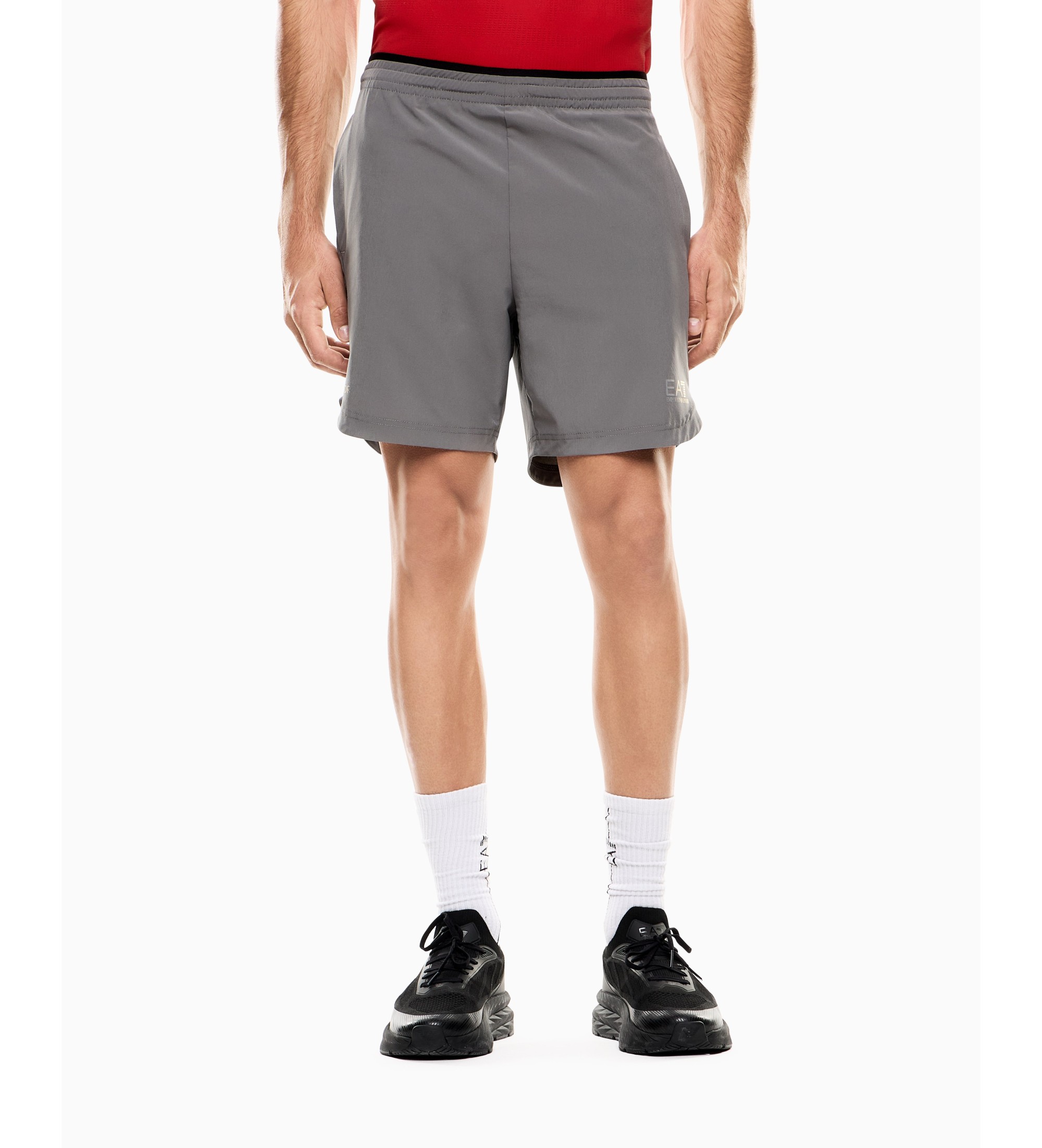 EA7 für Herren. 7M002295_AF21059 Vigor7 Shorts Grau (M), Lässig, Sportlich, Sportbekleidung, Multisport, Polyester