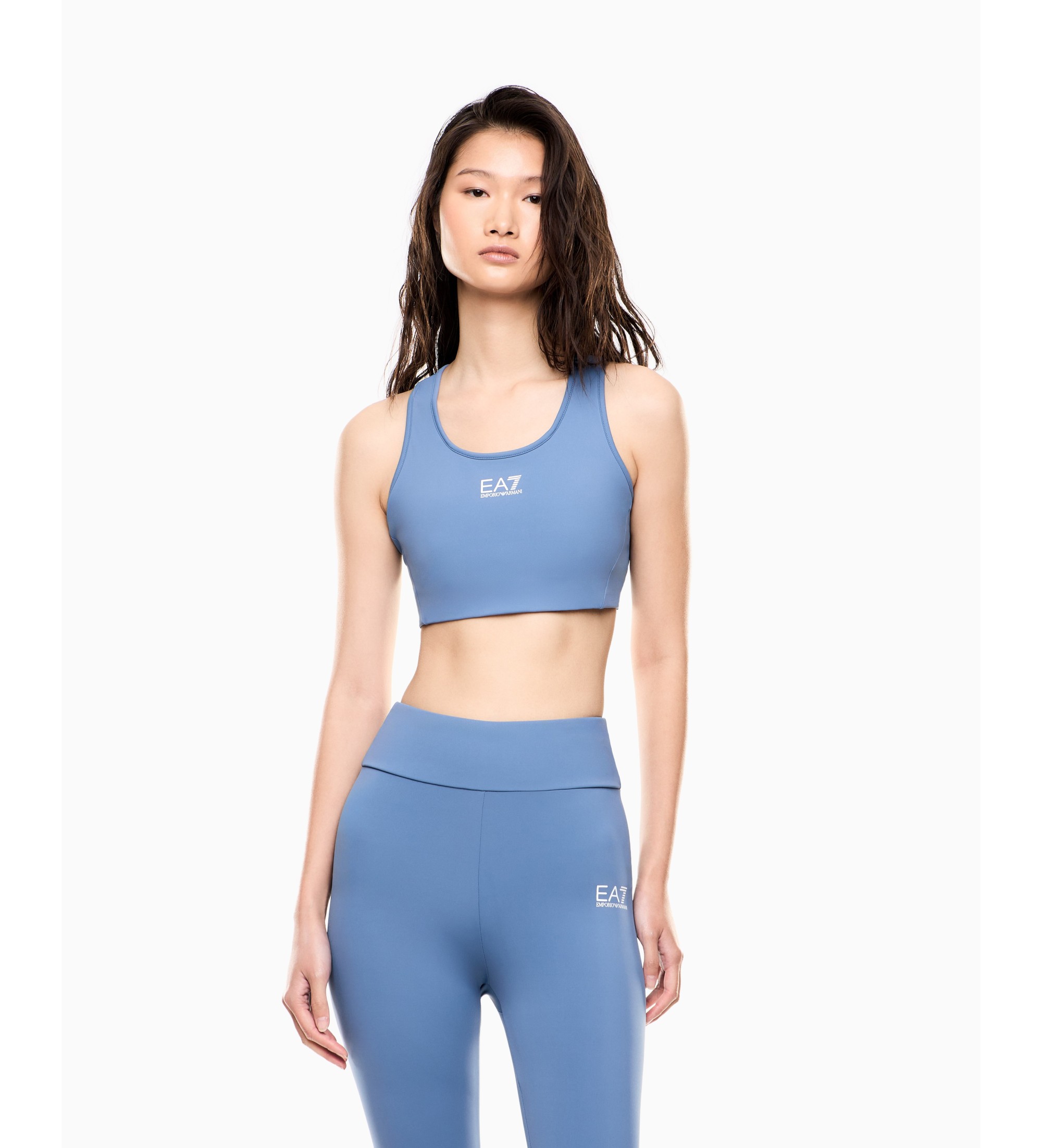 EA7 für Damen. 7W000231_AF12625 Oberteil VIGOR7 W blau (M), Lässig, Polyamid