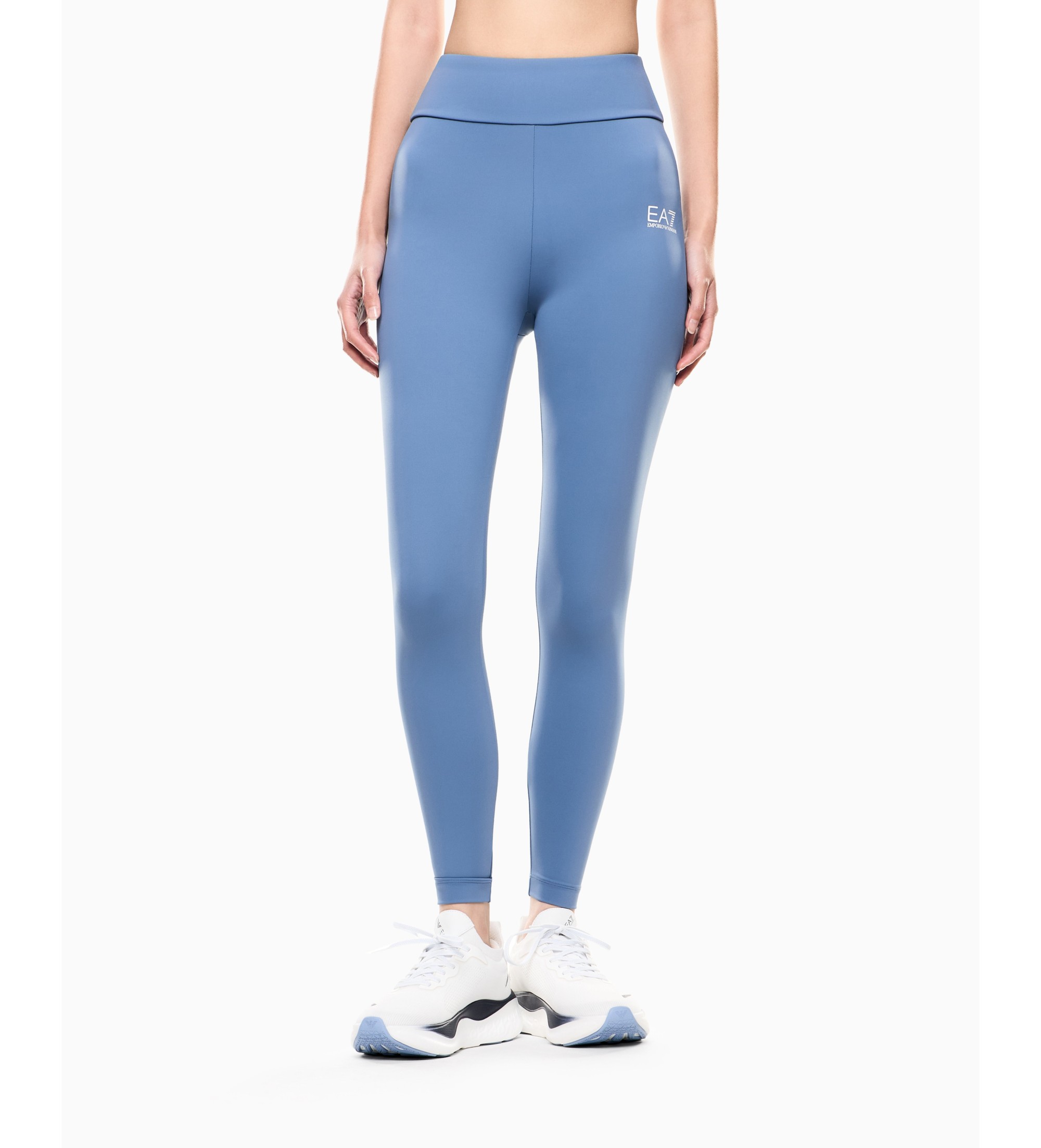 EA7 für Damen. 7W000232_AF12625 Leggings Vigor7 blau (M), Sportlich, Laufen, Sportbekleidung, Multisport, Polyamid