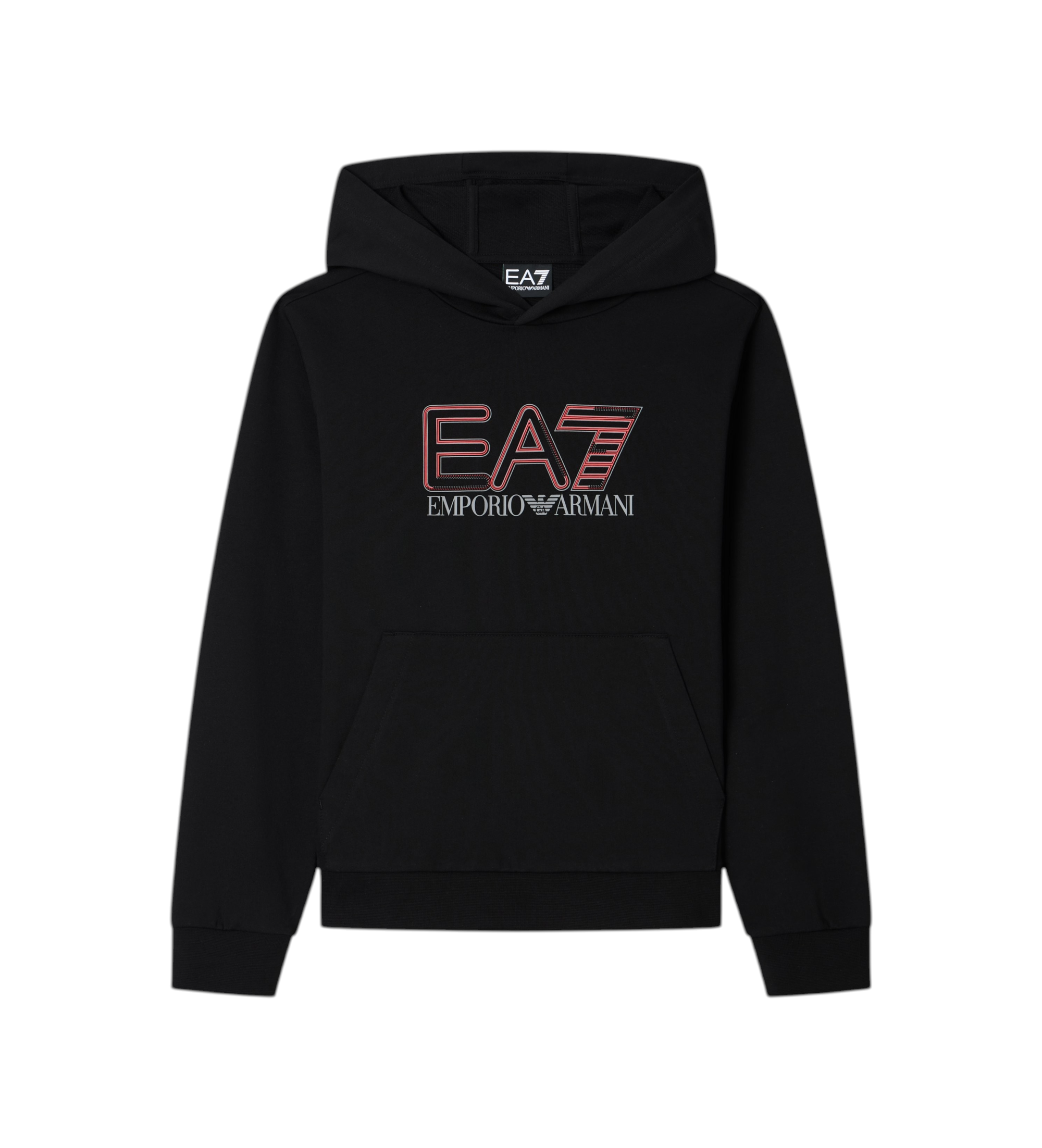 EA7 für Jungen. 7B000297_AF13512 Sichtbarkeit Sweatshirt schwarz (14años= 164cm), Lässig, Baumwolle, Kinderbekleidung