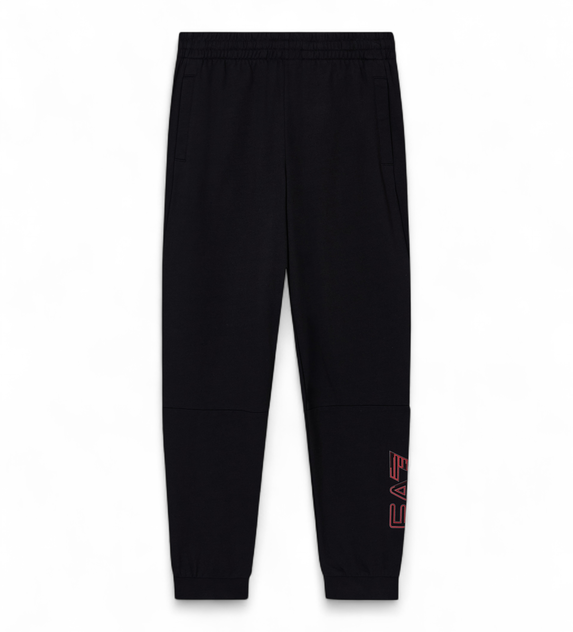 EA7 für Jungen. 7B000300_AF13512 Visibility Boy Trousers Schwarz (14 años= 164/166 cm), Lässig, Sportlich, Baumwolle, Sportbekleidung, Multi
