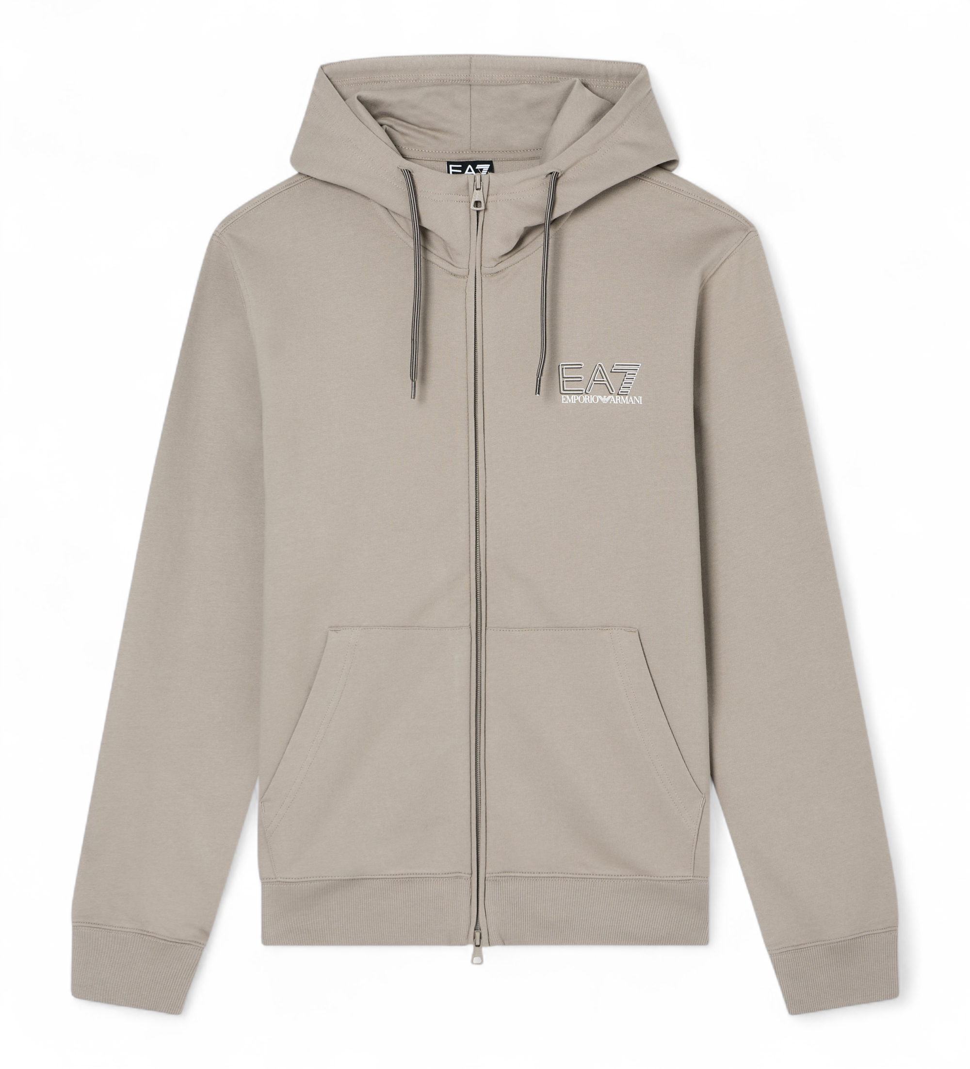 EA7 für Herren. 7M001314_AF13512 Sichtbarkeitsjacke M Weiß (M), Lässig, Baumwolle, AWPS (Izas)