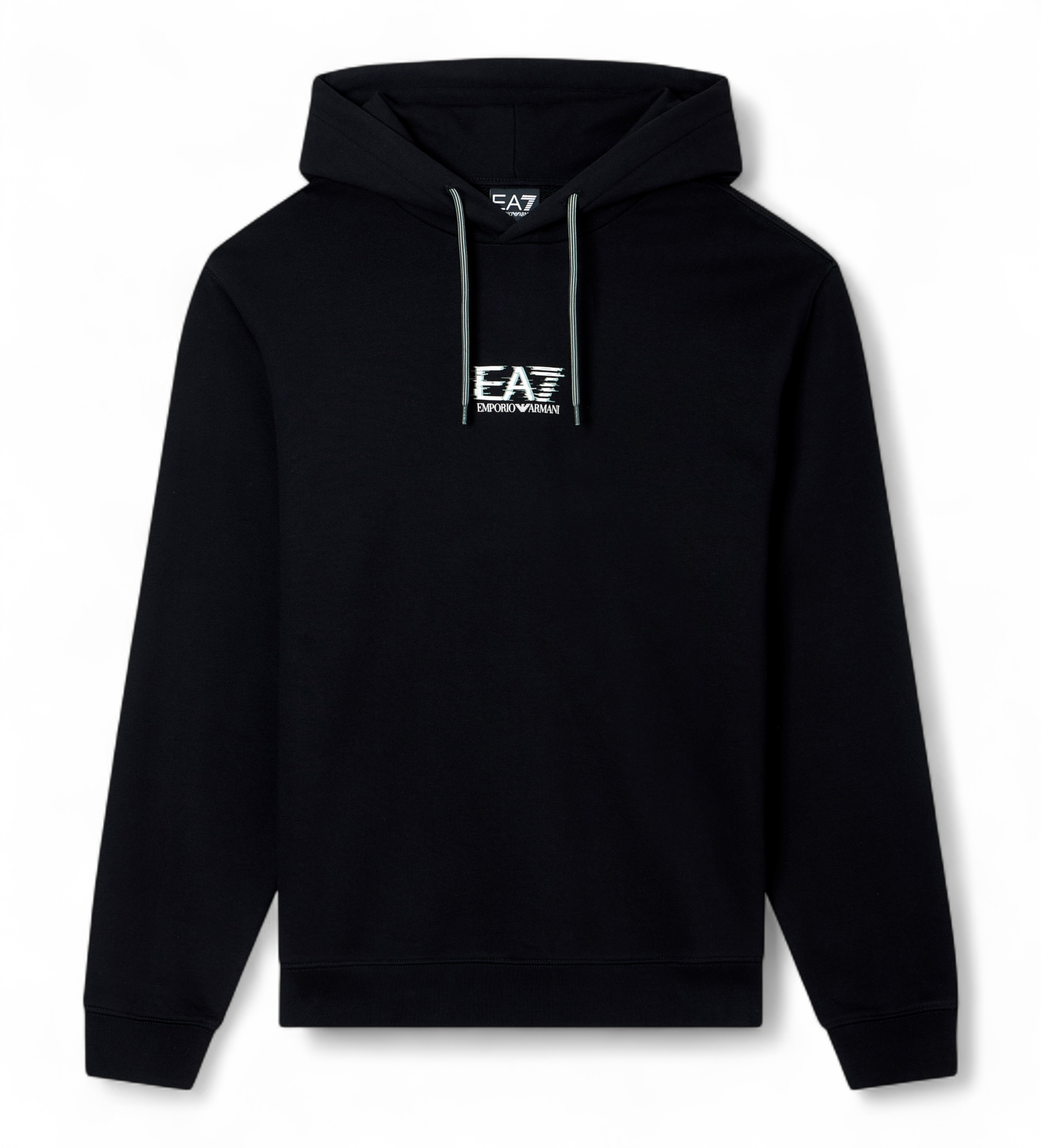 EA7 für Herren. 7M001328_AF17787 Sweatshirt Visibility M schwarz (M), Lässig, Sportlich, Baumwolle, Sportbekleidung, Multisport