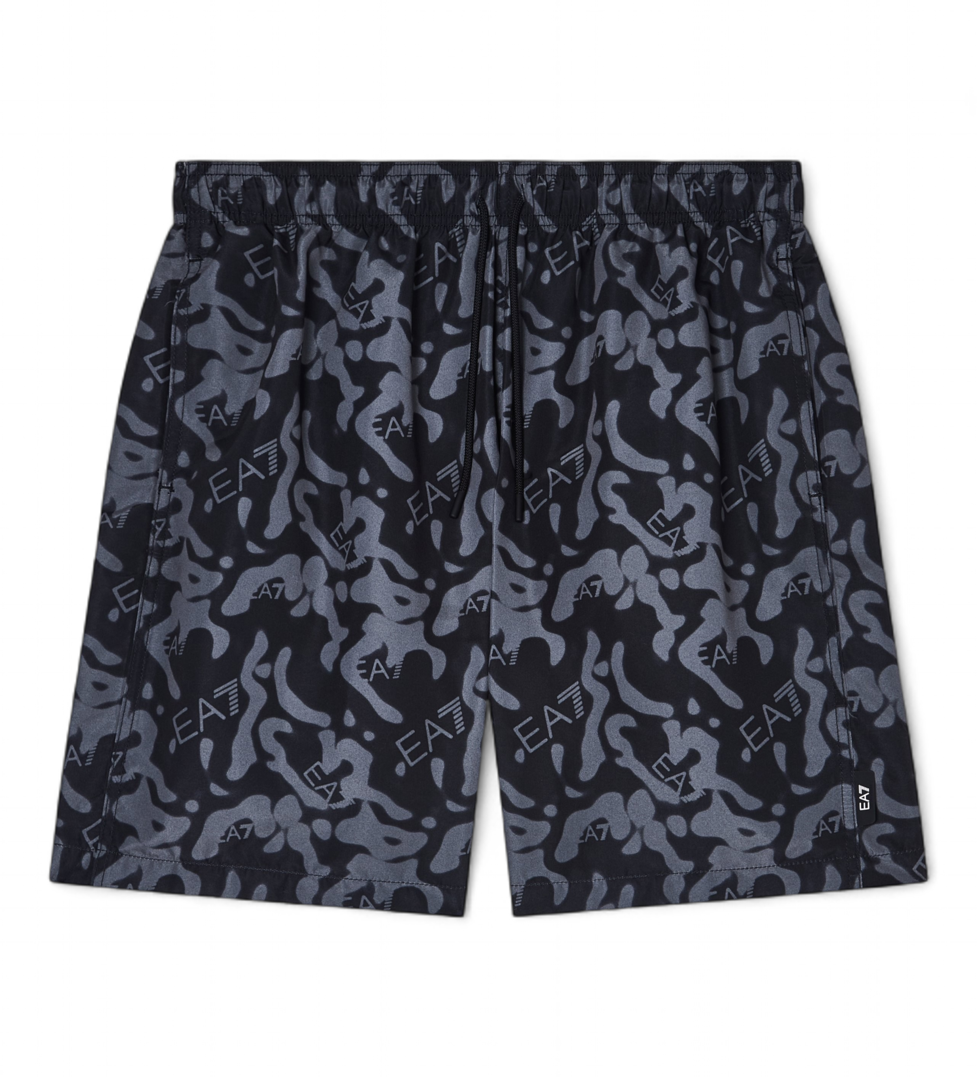 EA7 für Herren. 7M001683_AF21252 WATER SPORTS Shorts mehrfarbig (S), Lässig, Sportlich, Laufen, Sportbekleidung, Multisport, Polyester
