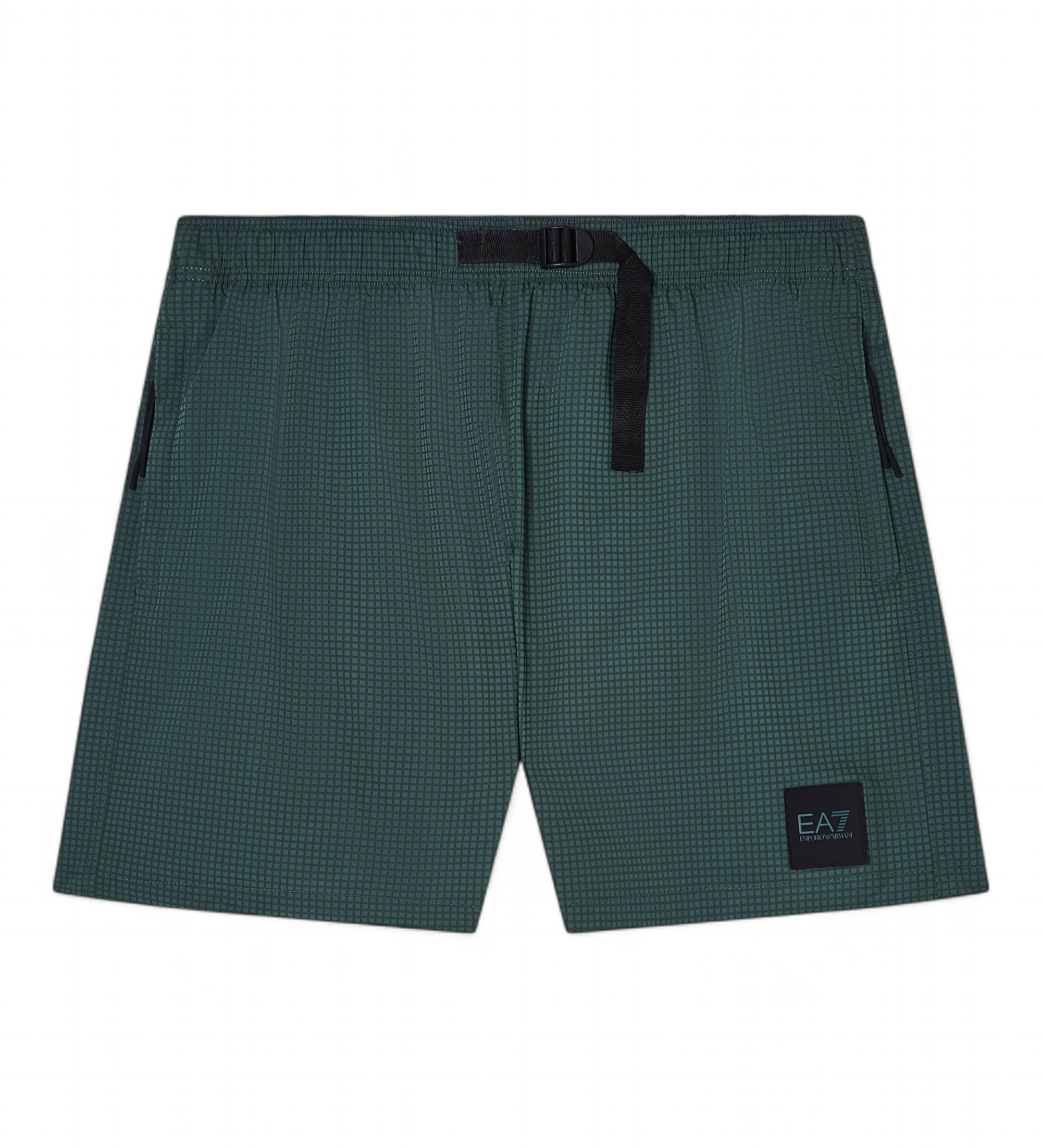 EA7 für Herren. 7M001717_AF21256 Wassersport Koriander-Shorts (M), Blau, Sportlich, Laufen, Sportbekleidung, Klassisch, Multisport, Polyeste