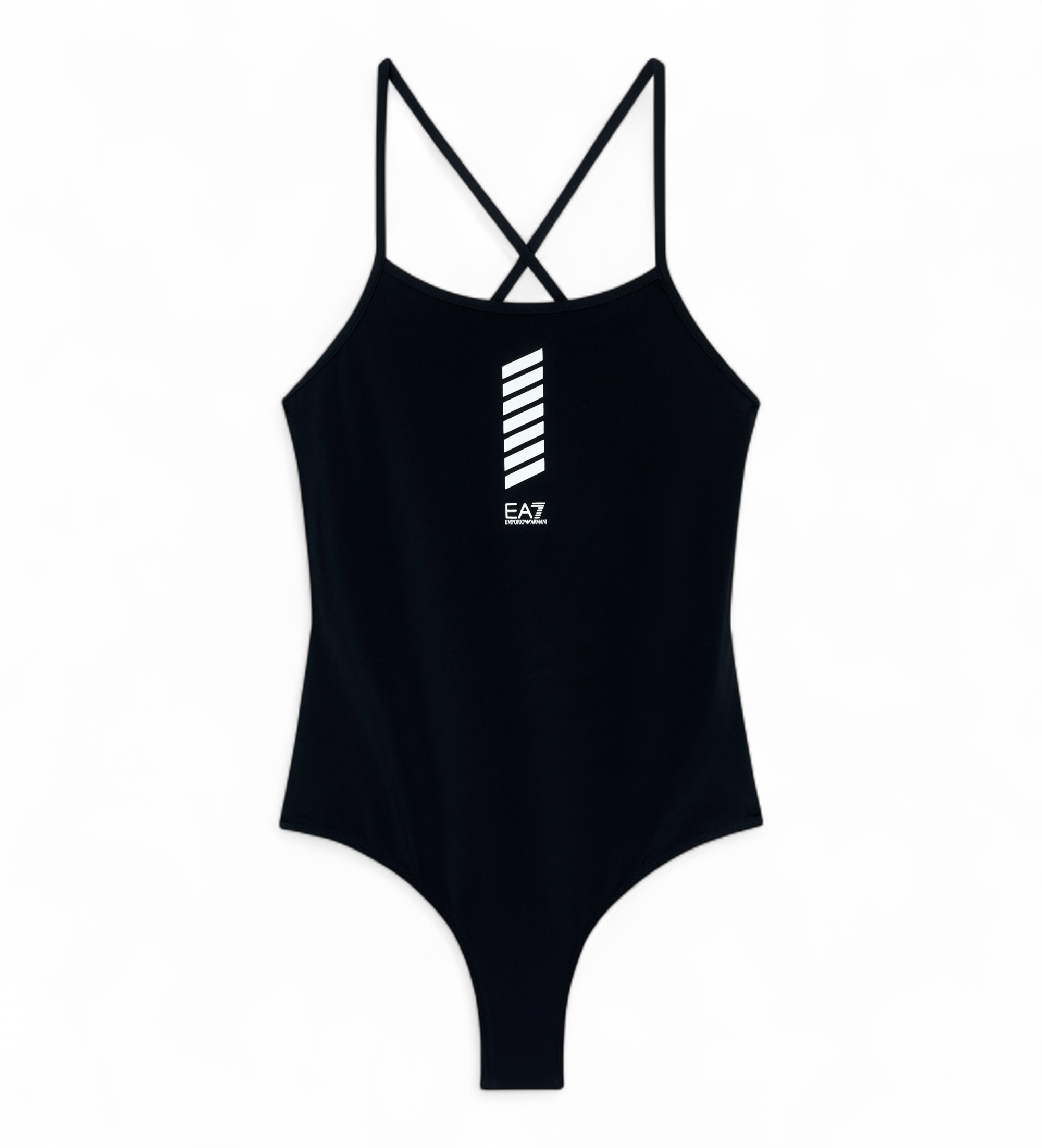 EA7 für Damen. 7W000285_AF20663 Wassersport-Badeanzug schwarz (S), Lässig, Strandbekleidung, Polyester