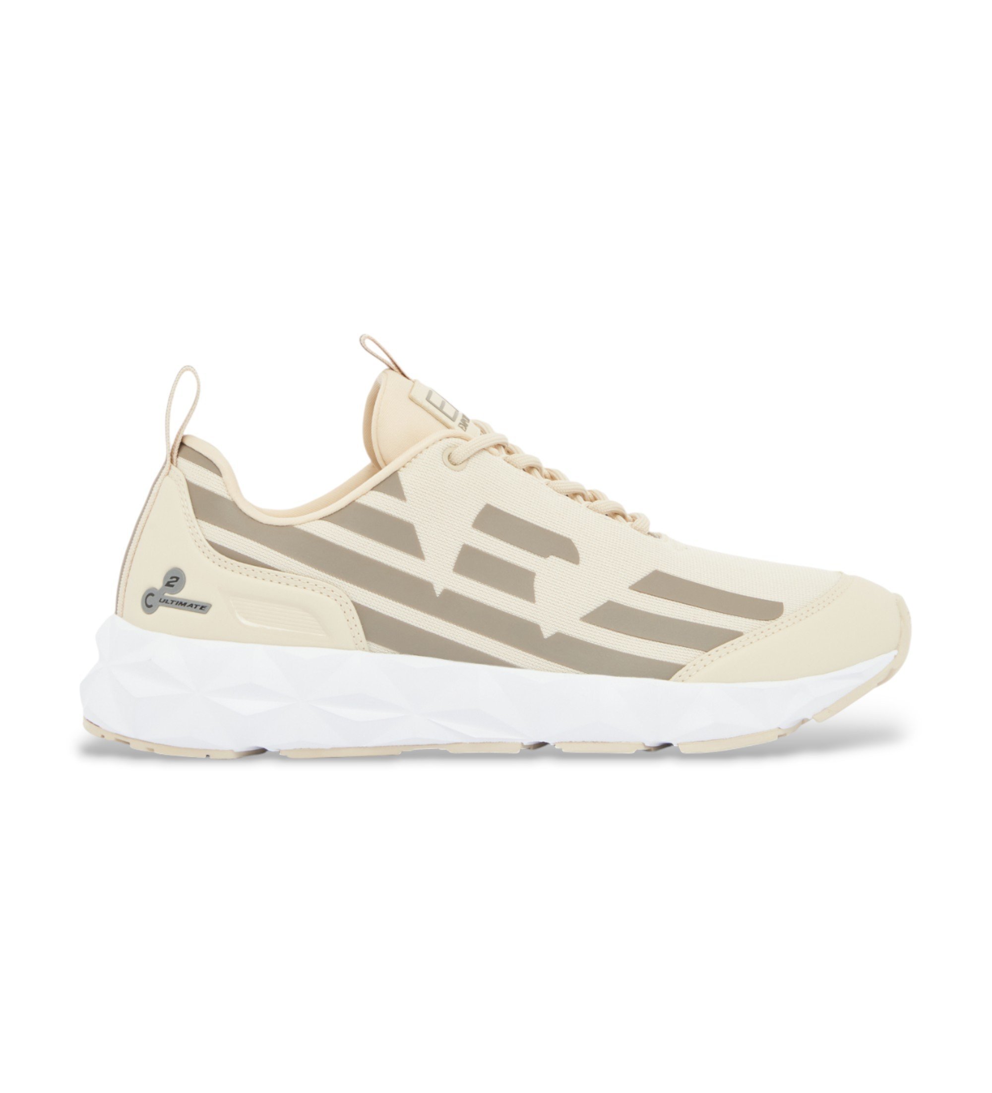EA7 Unisex. X8X217_XK433 Turnschuhe C2 Kombat beige (38), Wohnung, Schnürsenkel, Lässig
