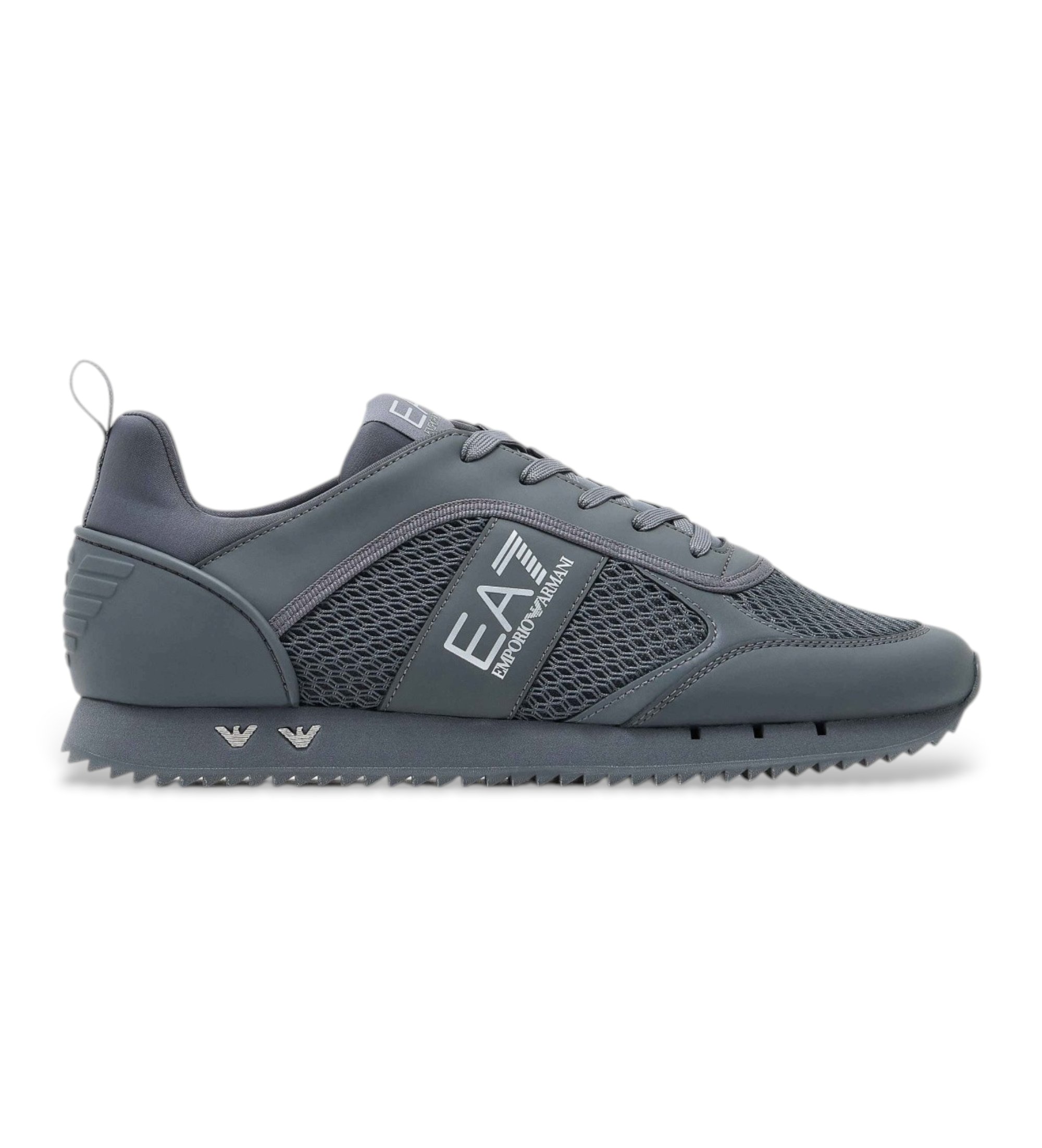 EA7 für Herren. 7X000334_AF18610 Turnschuhe blau grau (44), Wohnung, Schnürsenkel, Lässig