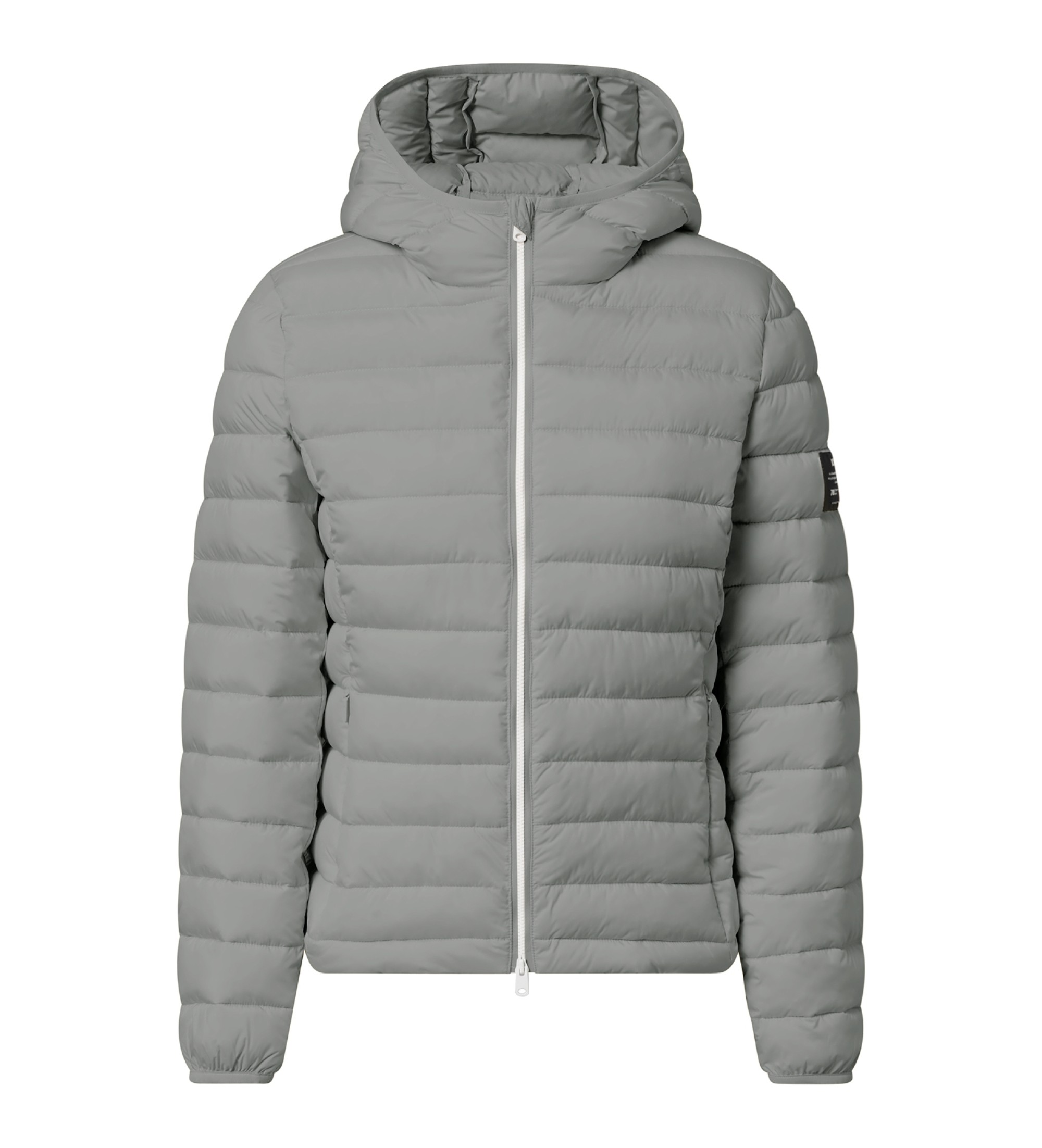 ECOALFvoor vrouwen. MCWGAJKATLAN0987S25-579 Jas Atlantic grijs (M), Casual, Polyamide, Duurzaam