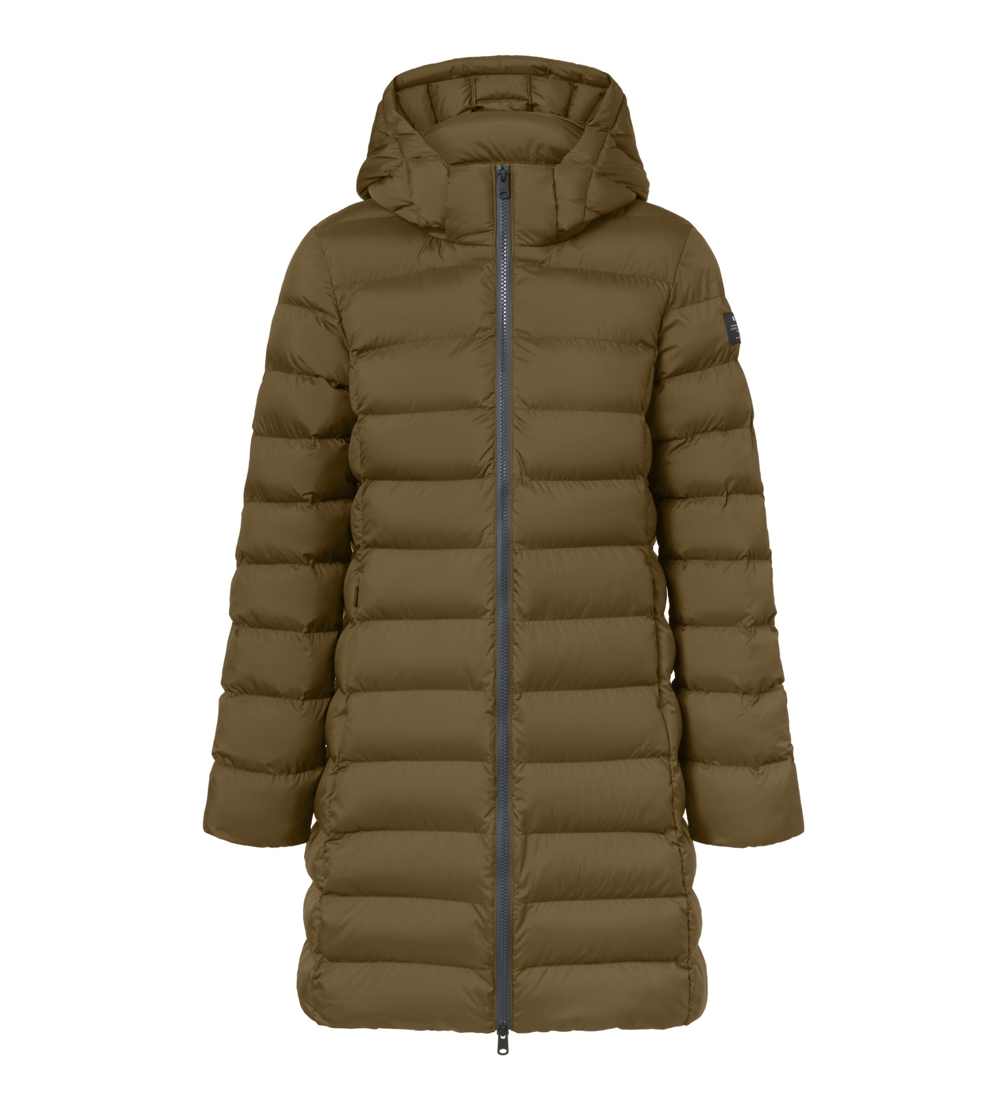 ECOALF für Damen. MCWGAJKCRONU0987W25-288 Brauner Cronulla-Mantel (XS), Lässig, Recyceltes Polyester, Nachhaltig