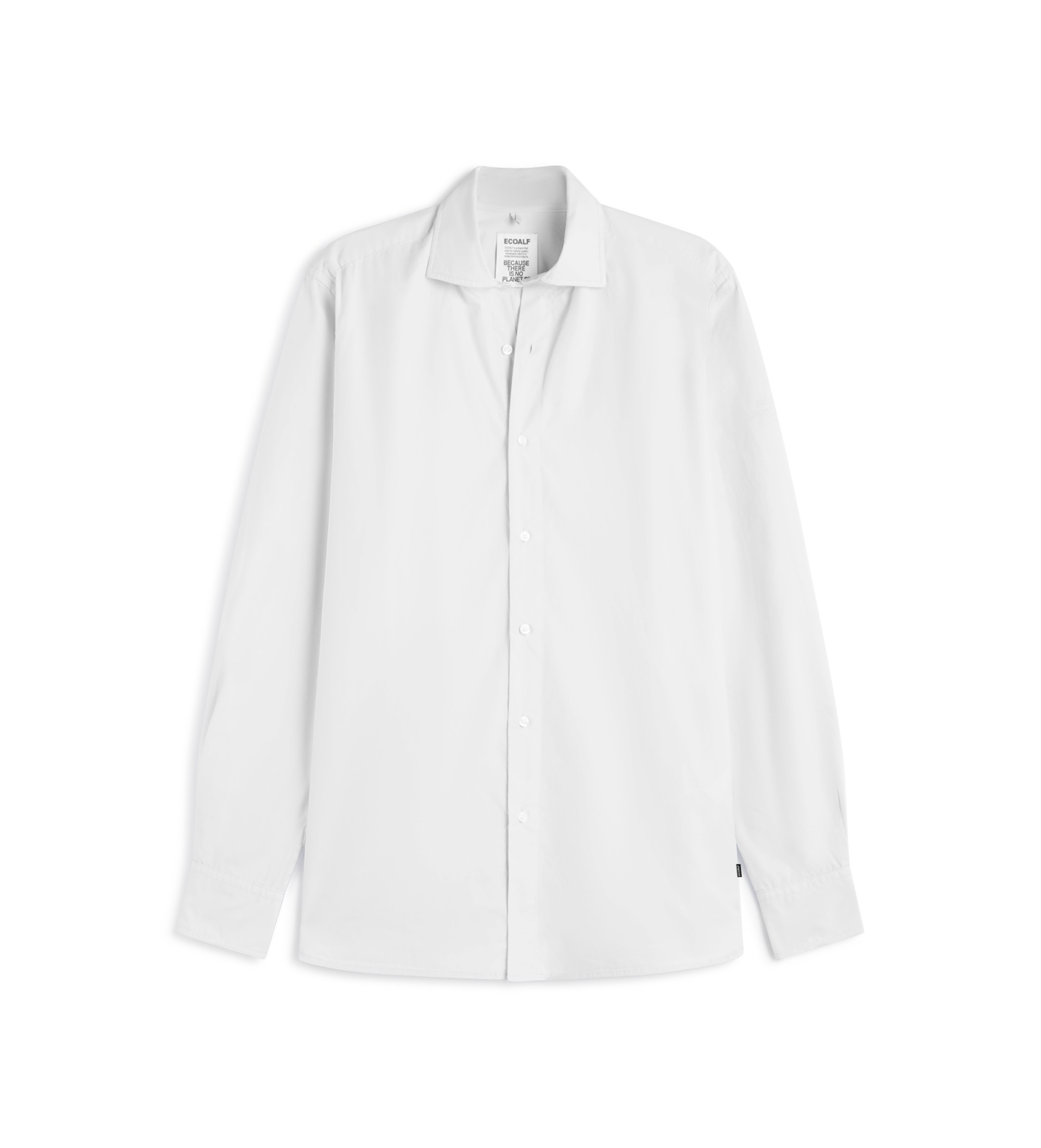 ECOALF für Herren. MCMGASRALFRE0712W24-000 Hemd Alfredo weiß (XXL), Lässig, Langarm, Bio-Baumwolle, Nachhaltig