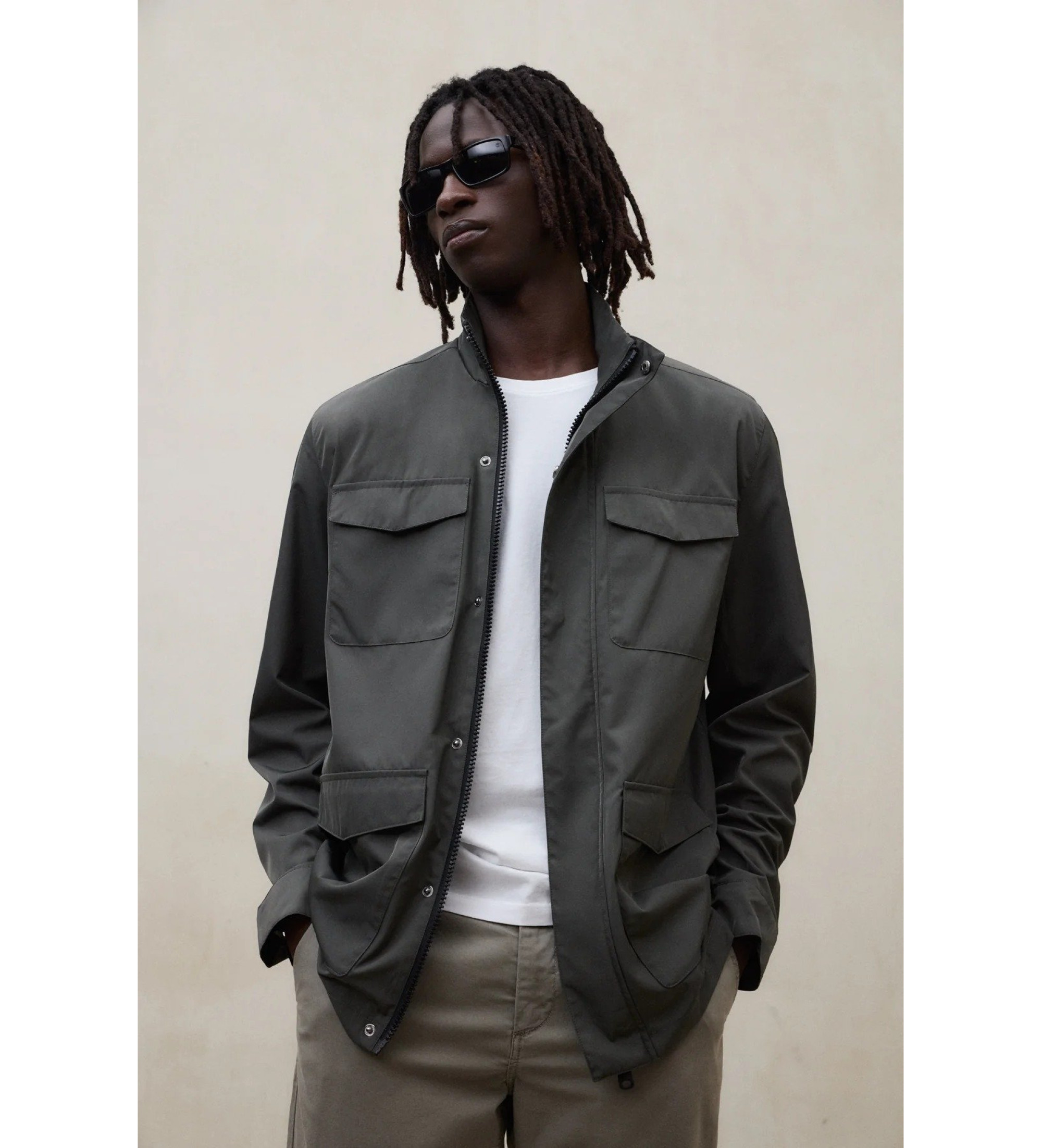 ECOALF für Herren. MCMGAJKAELLO0027S26-424 Aello Jacke grün (XL), Lässig, Recyceltes Polyester, Nachhaltig