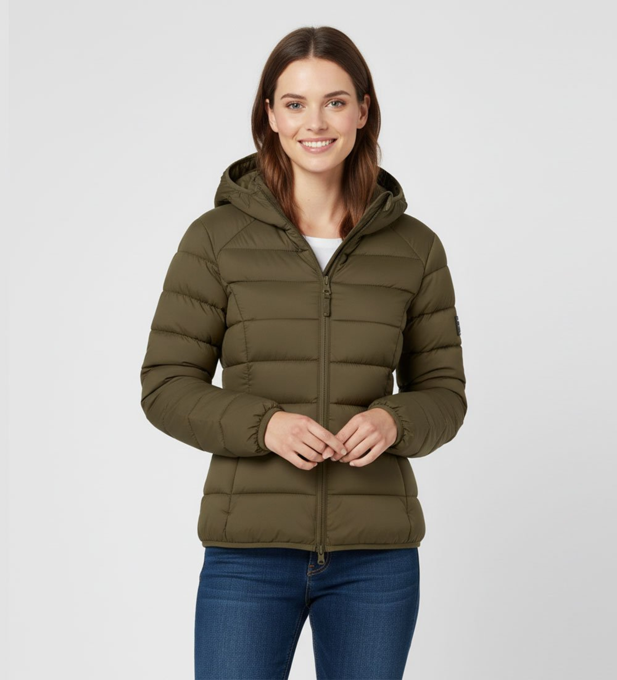ECOALF für Damen. MCWGAJKASPEN0987W25-288 Jacke Aspen grün (M), Lässig, Recyceltes Polyester, Nachhaltig
