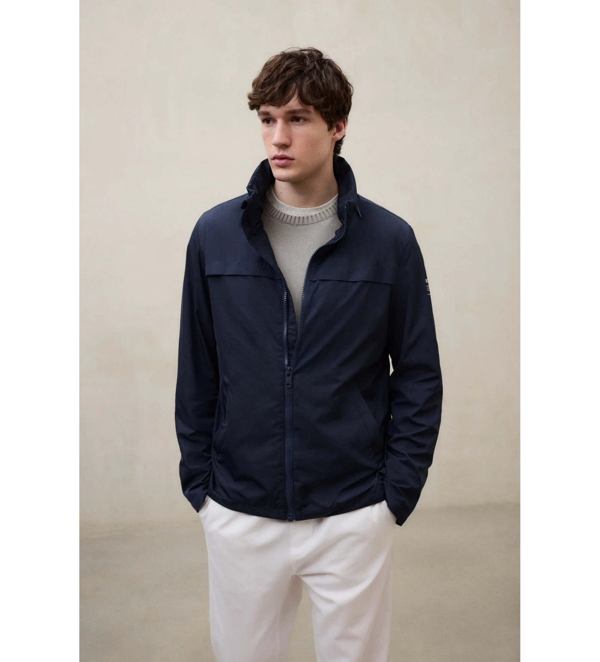 ECOALF für Herren. MCMGAJKBENI00027S26-161 Beni Jacke navy (M), Lässig, Recyceltes Polyester, Nachhaltig, Marine