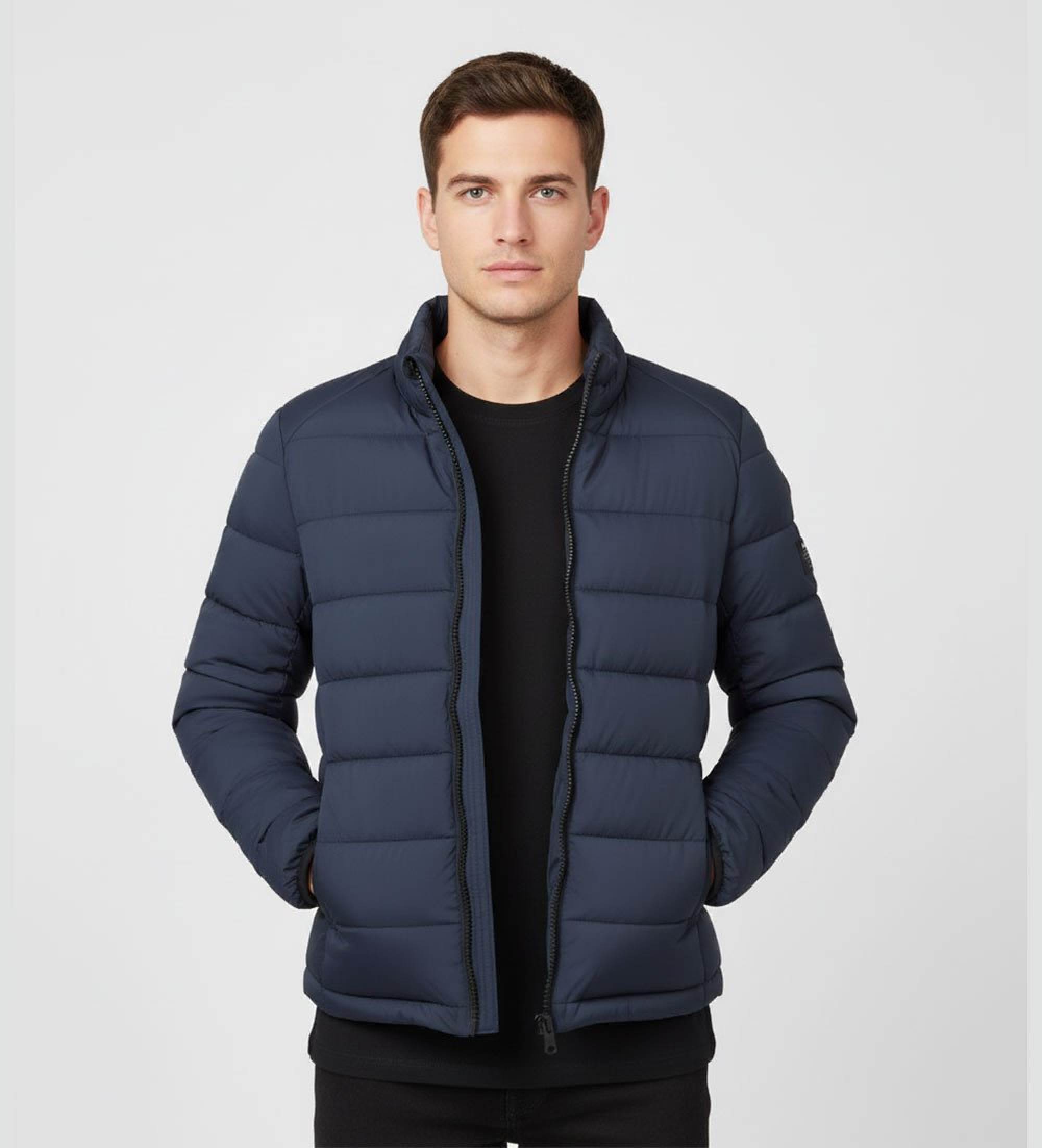 ECOALF für Herren. MCMGAJKBERET0987W25-601 Barettjacke blau (XL), Lässig, Recyceltes Polyester, Nachhaltig