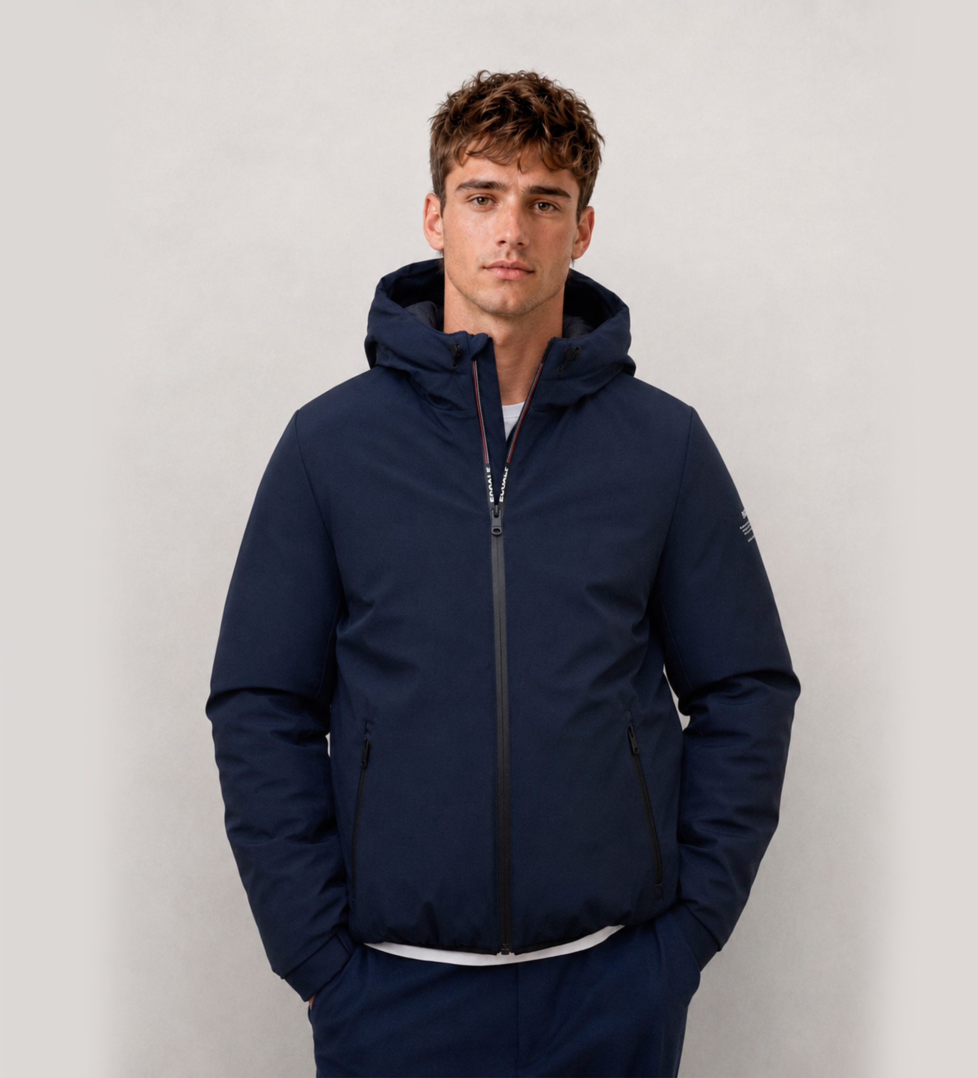 ECOALF für Herren. MCMGAJKCARTE0774W26-161 Jacke Cartes marineblau (M), Lässig, Recyceltes Polyester, Nachhaltig
