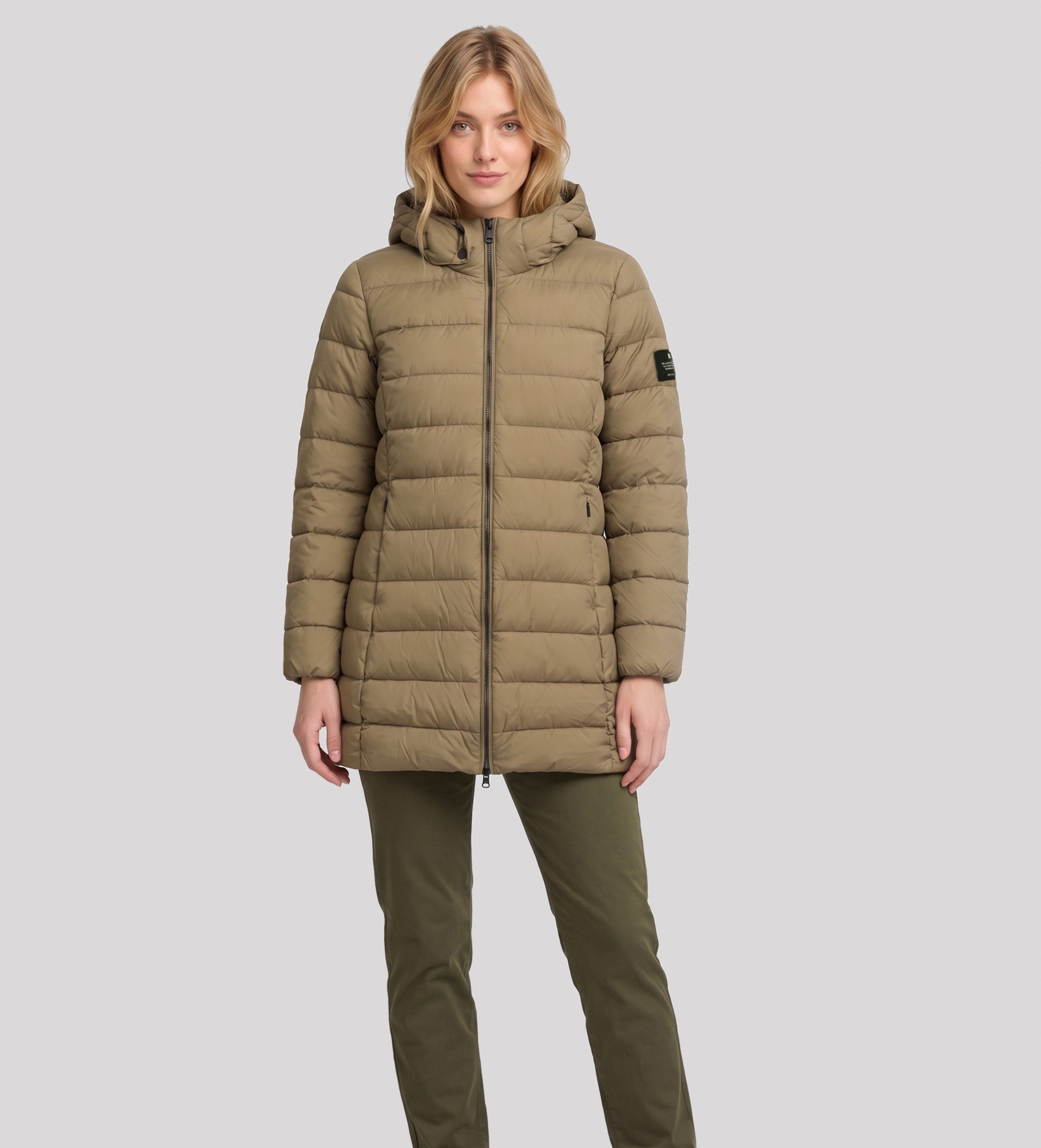 ECOALF für Damen. MCWGAJKCRONU0987W26-534 Jacke Cronulla beige (M), Lässig, Recyceltes Polyester