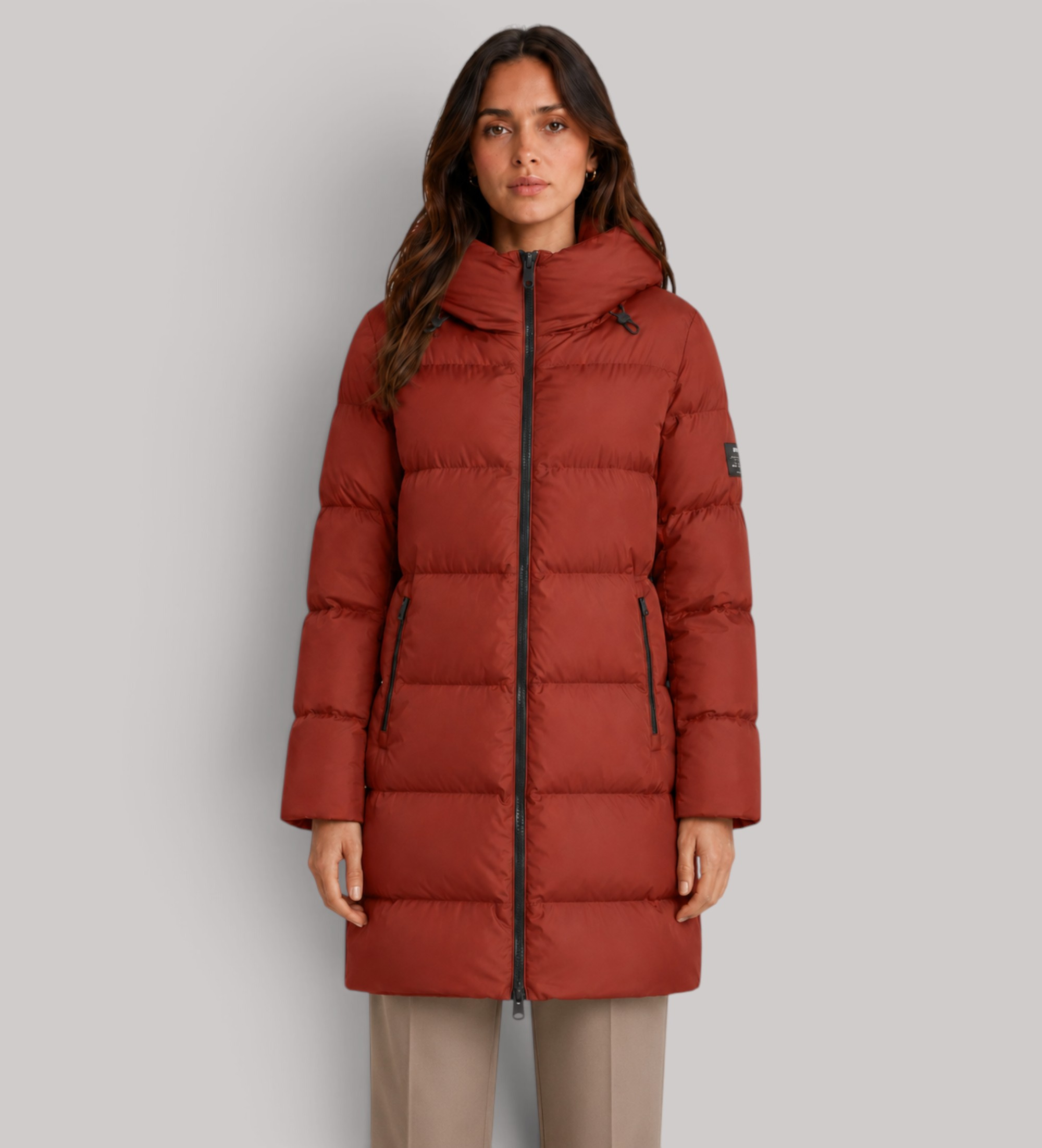ECOALF für Damen. MCWGAJKMANLI0987W26-212 Dunkelorange Jacke Manlie (S), Lässig, Recyceltes Polyester