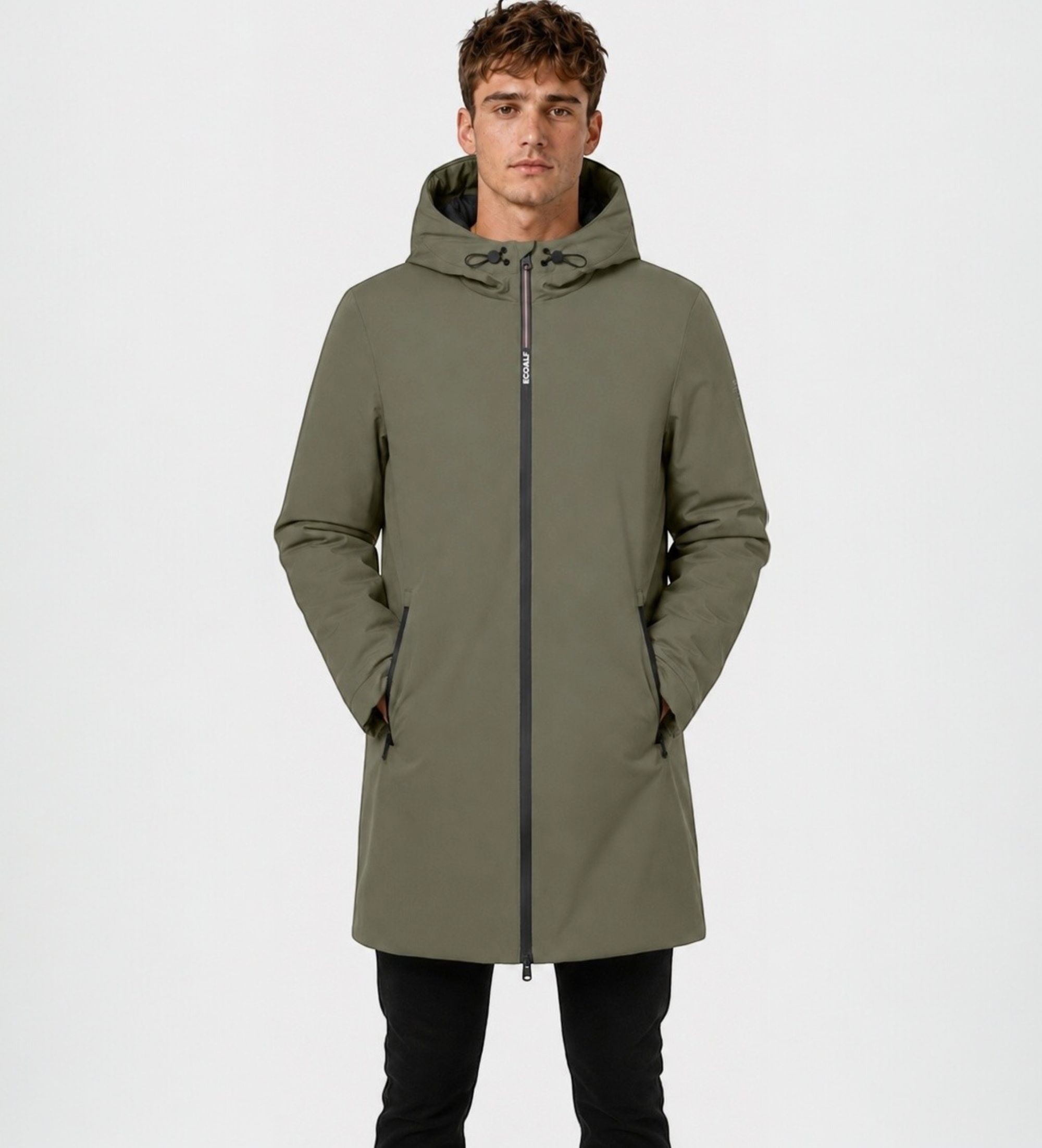 ECOALF für Herren. MCMGAJKPASU00774W26-128 Jacke Pasu olivgrün (S), Draußen, Recyceltes Polyester