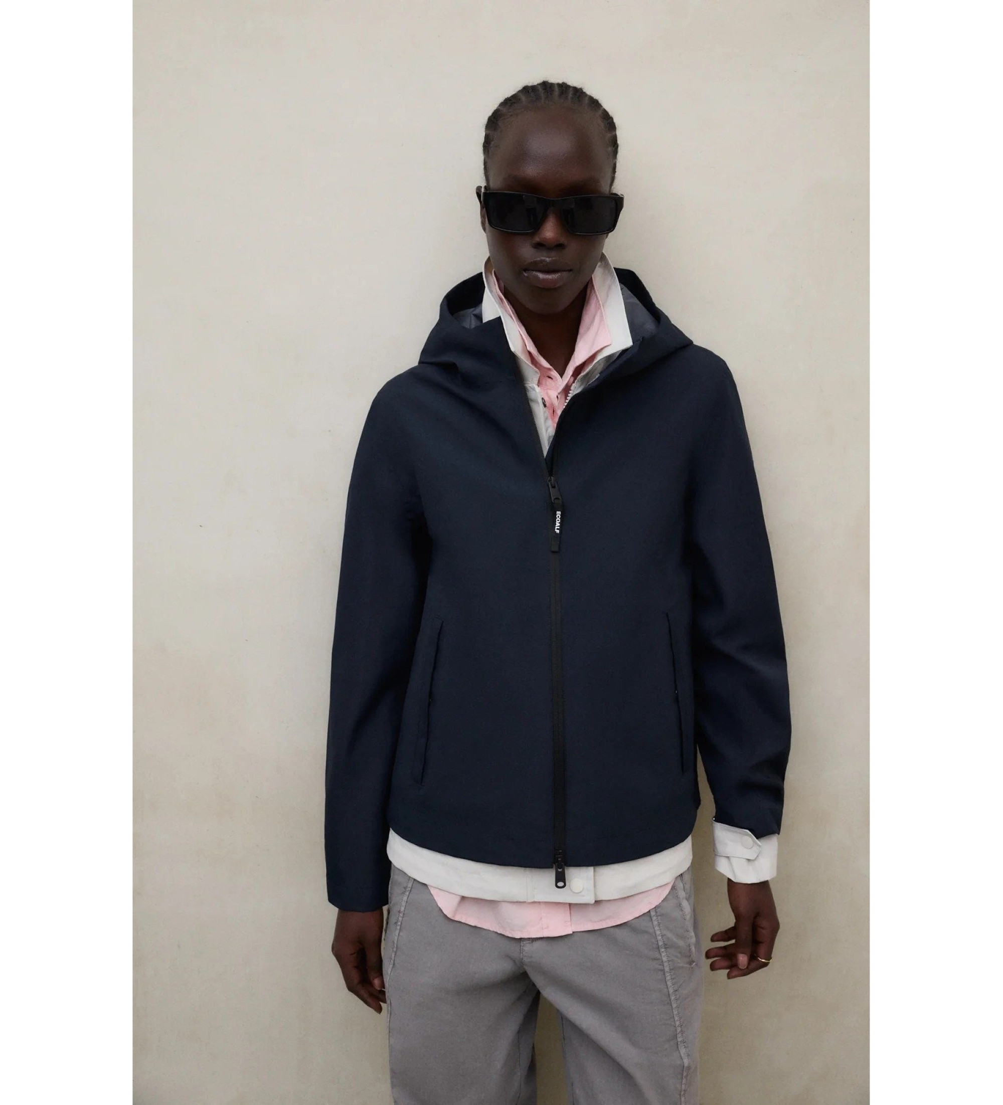 ECOALF für Damen. MCWGAJKVENIS0049S26-161 Jacke Venis navy (M), Lässig, Recyceltes Polyester, Nachhaltig, Marine