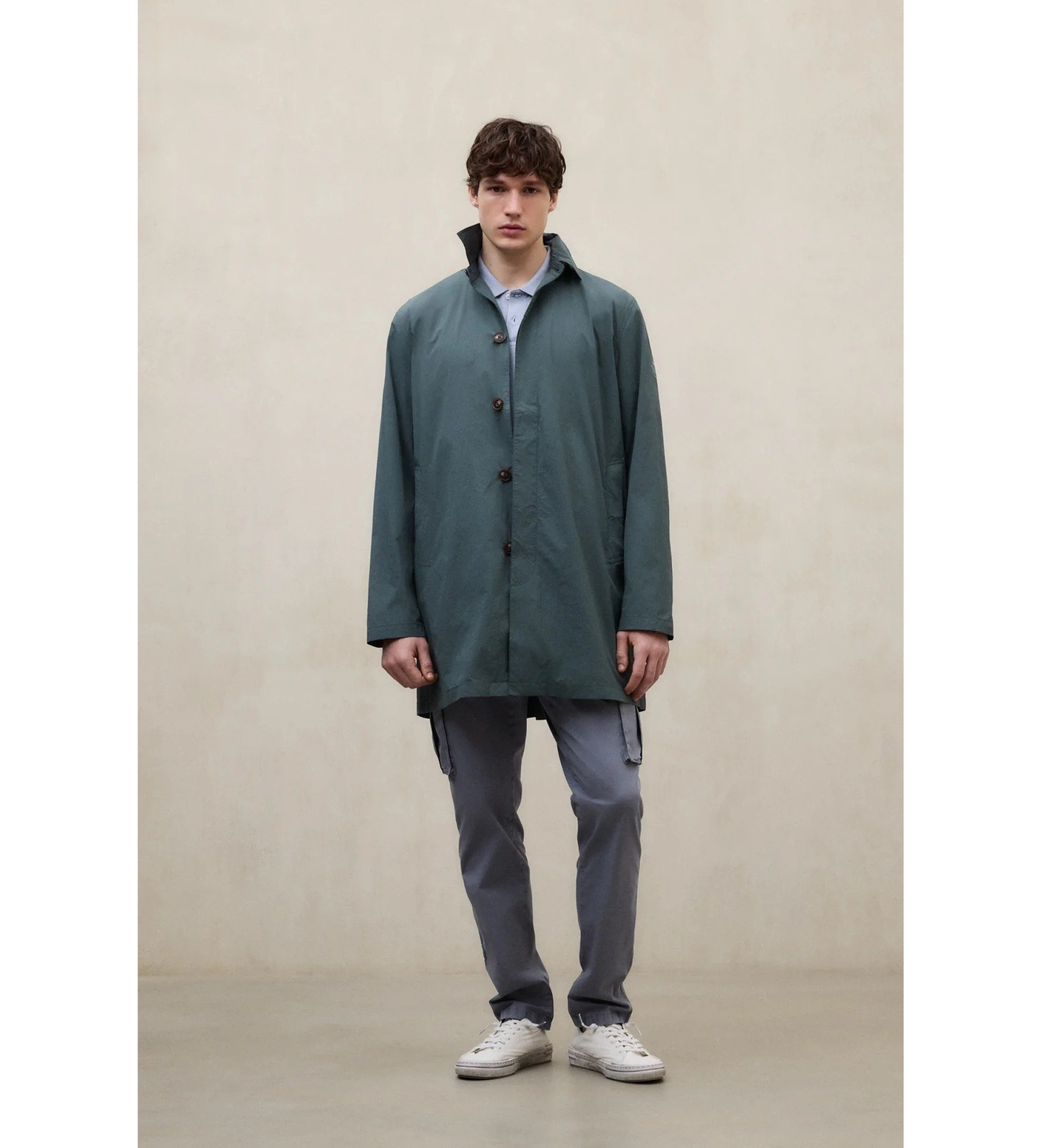 ECOALF für Herren. MCMGAJKVESTA0428S26-125 Vestaljacke grün (XL), Lässig, Polyamid
