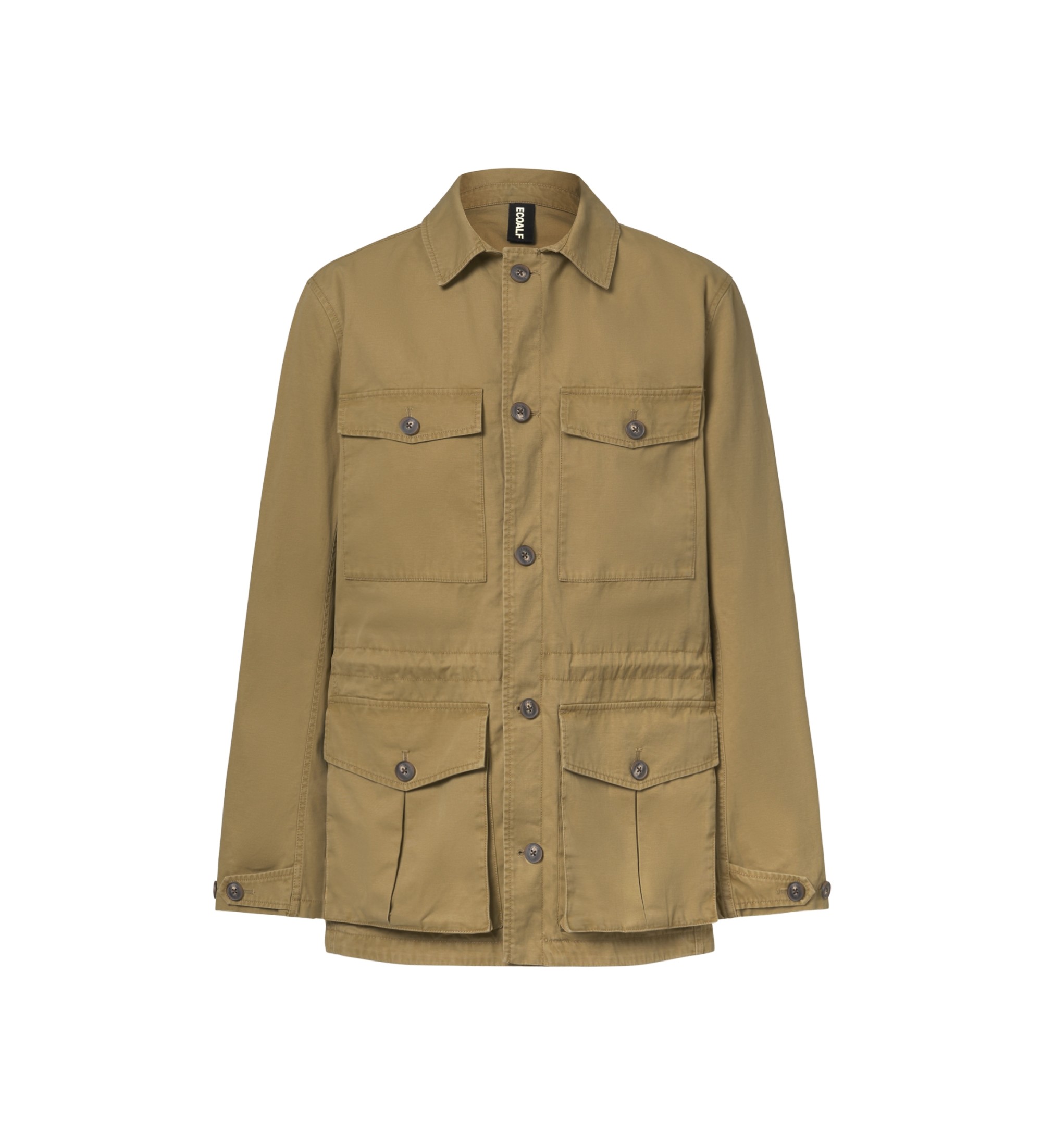 ECOALF für Herren. MCMGAJKATLAS0168W25-060 Atlas beige Jacke (XL), Braun, Lässig, Bio-Baumwolle, Nachhaltig, Recycelte Baumwolle
