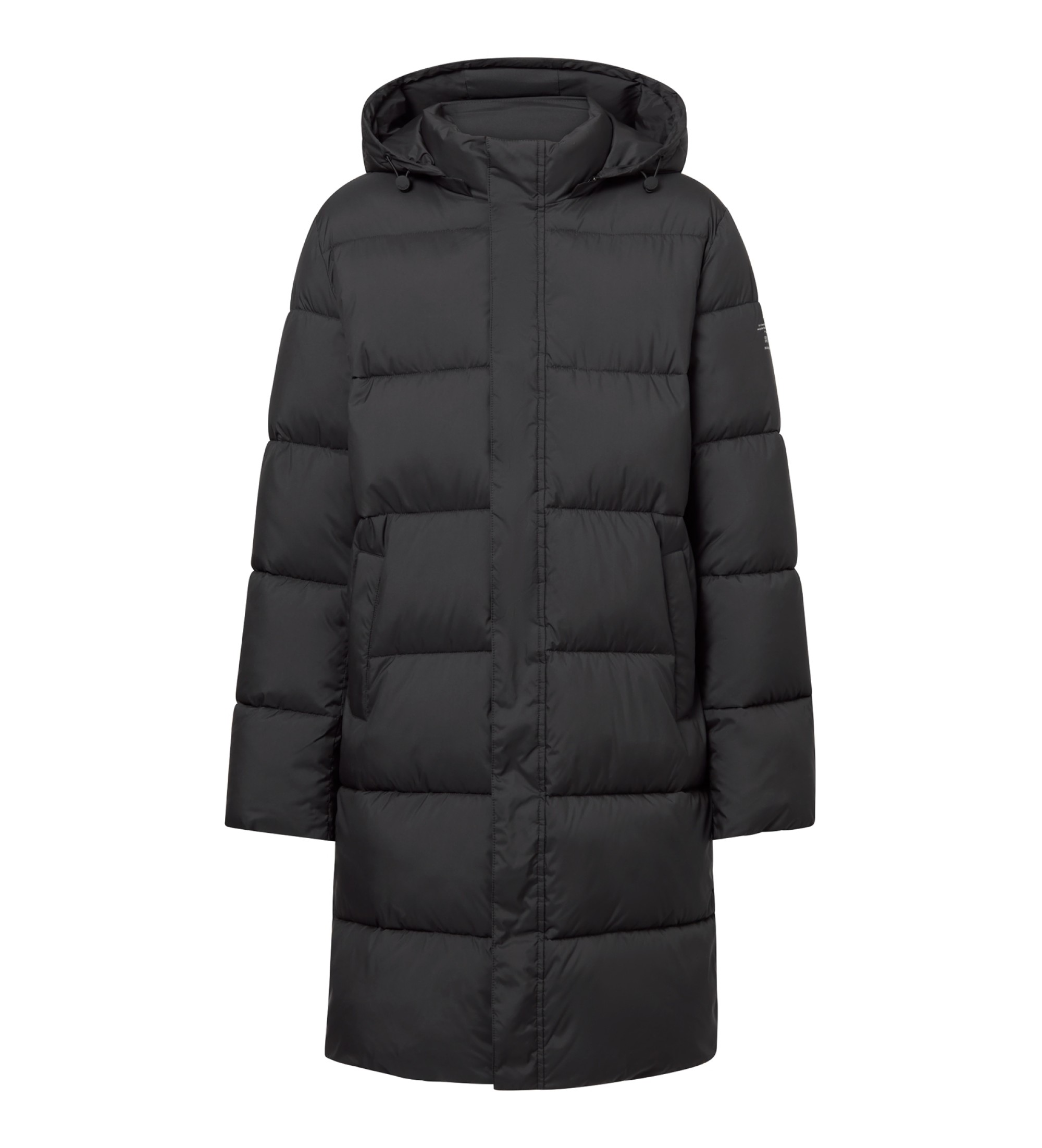 ECOALFvoor mannen. MCMGAJKVELAN0162W24-318 Velan jas donkergrijs (M), Zwart, Casual, Gerecycled polyester, Duurzaam
