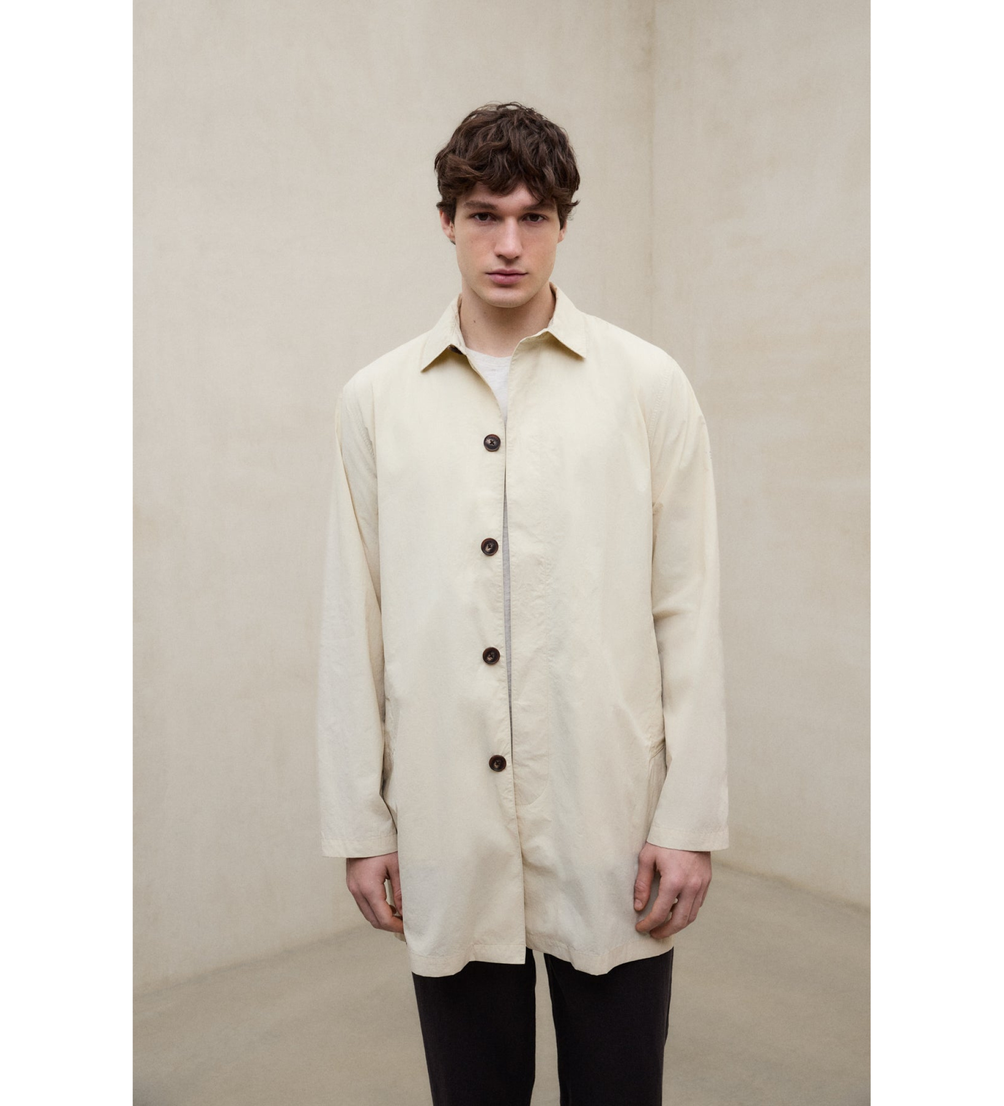 ECOALF für Herren. MCMGAJKVESTA0428S26-241 Packbares Vestal beige mackintosh (L), Lässig, Polyamid