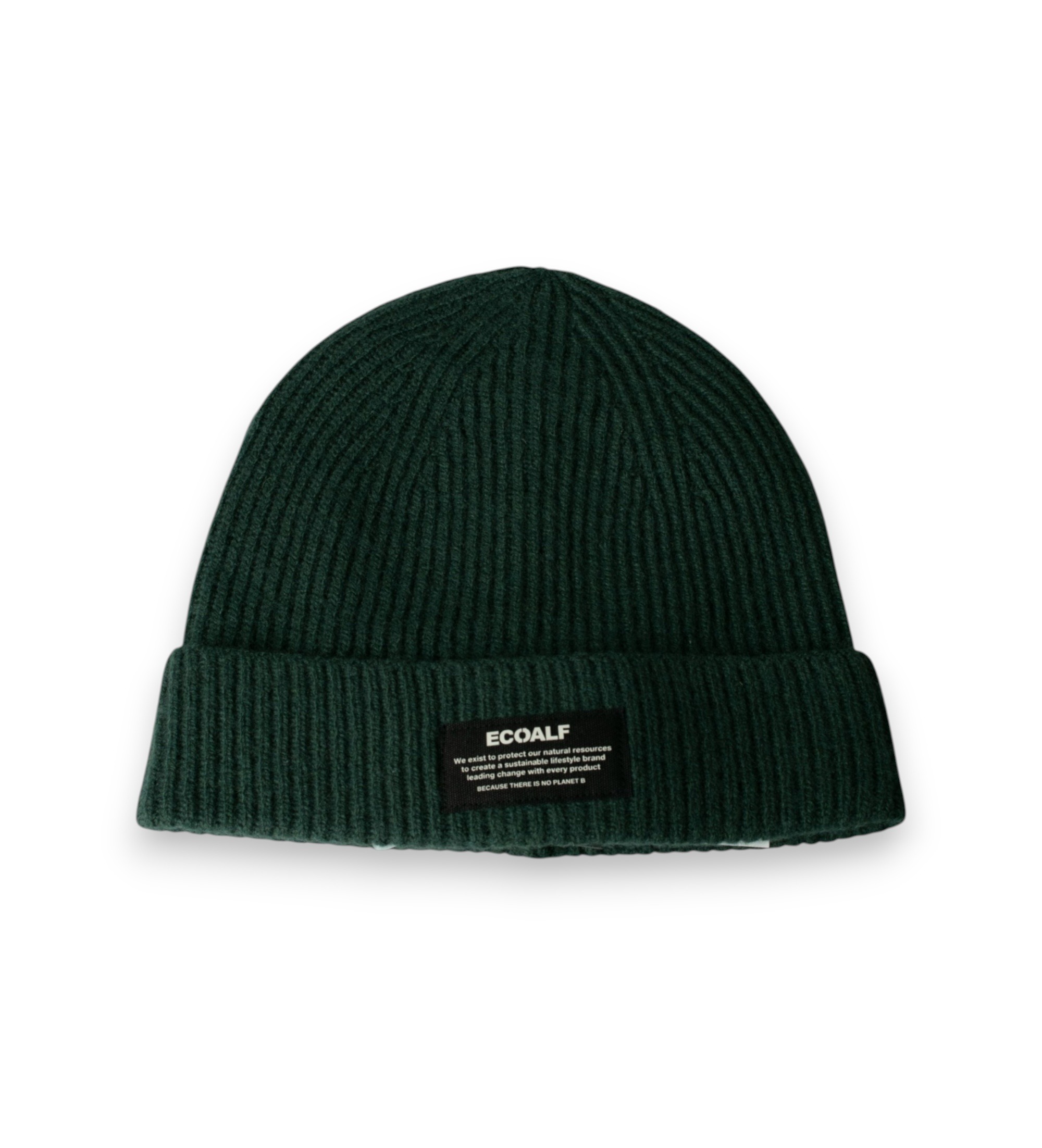 ECOALF Unisex. MCUACHASIERB0680W26-500 Mütze Sierra Wool Grün (OSFA), Lässig, Recycelte Wolle