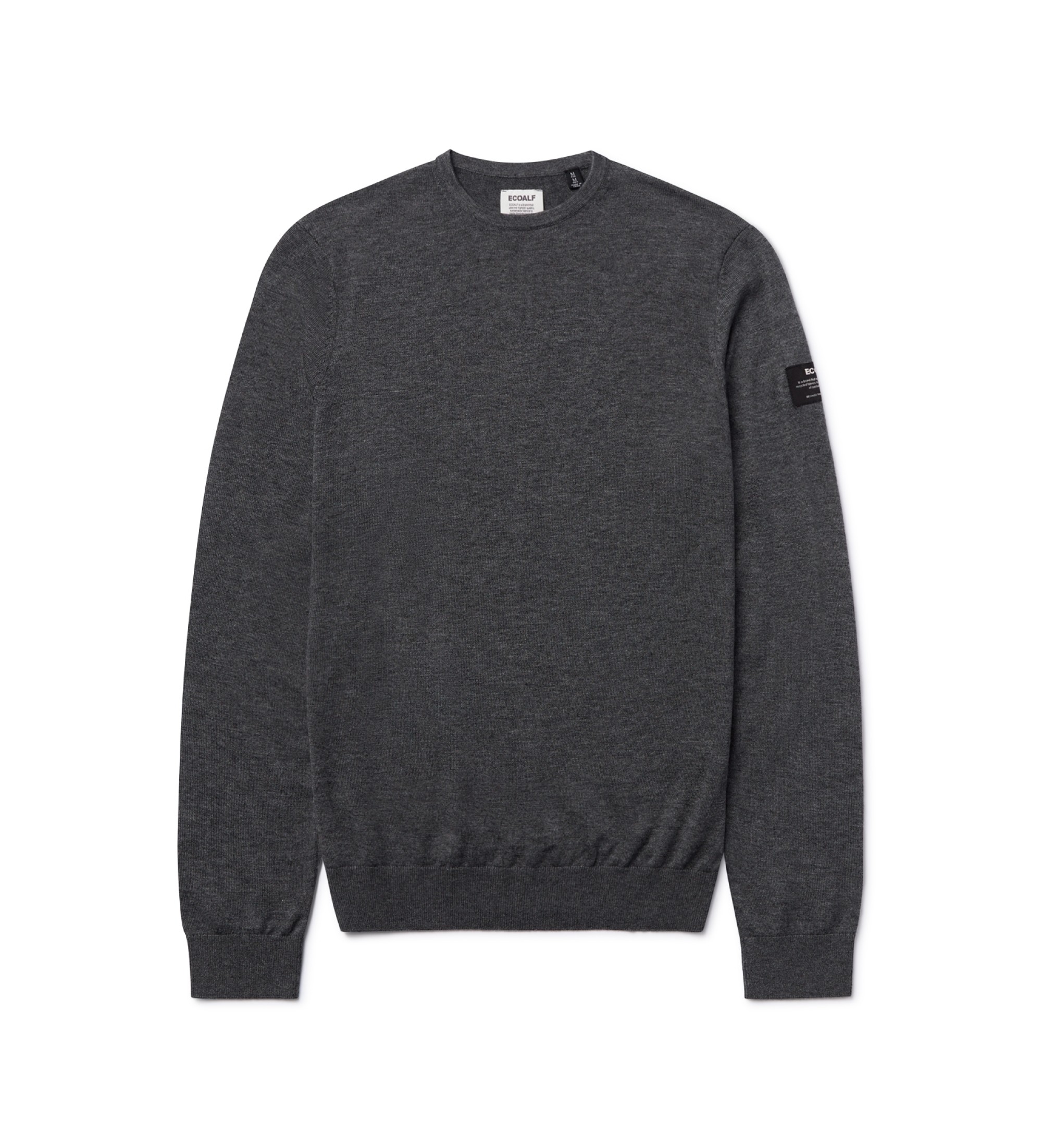 ECOALF für Herren. MCMGAKNBAYON0666W24-339 Bayona Pullover grau (M), Lässig, Nachhaltig, Recycelte Wolle