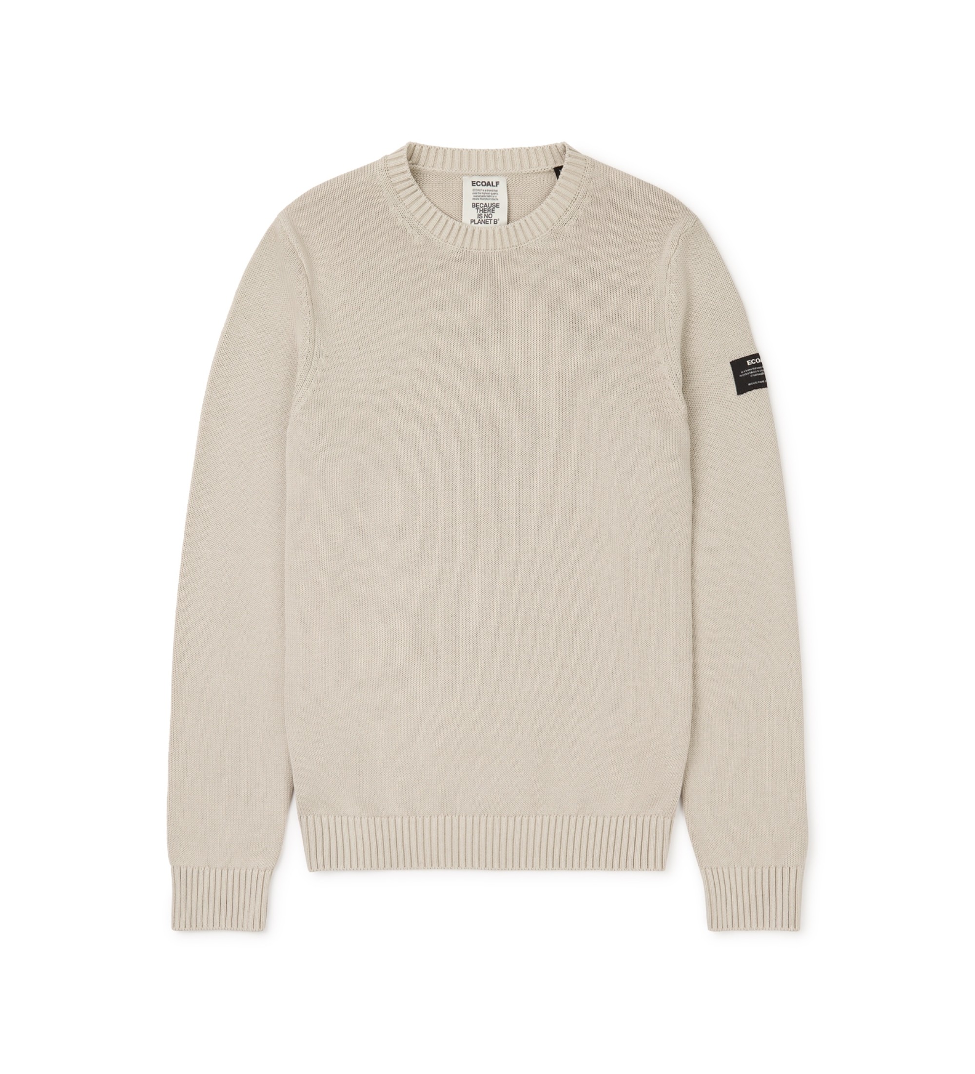 ECOALF für Herren. MCMGAKNTAIL00639S25-241 Tail beige Pullover (XL), Lässig, Bio-Baumwolle, Nachhaltig