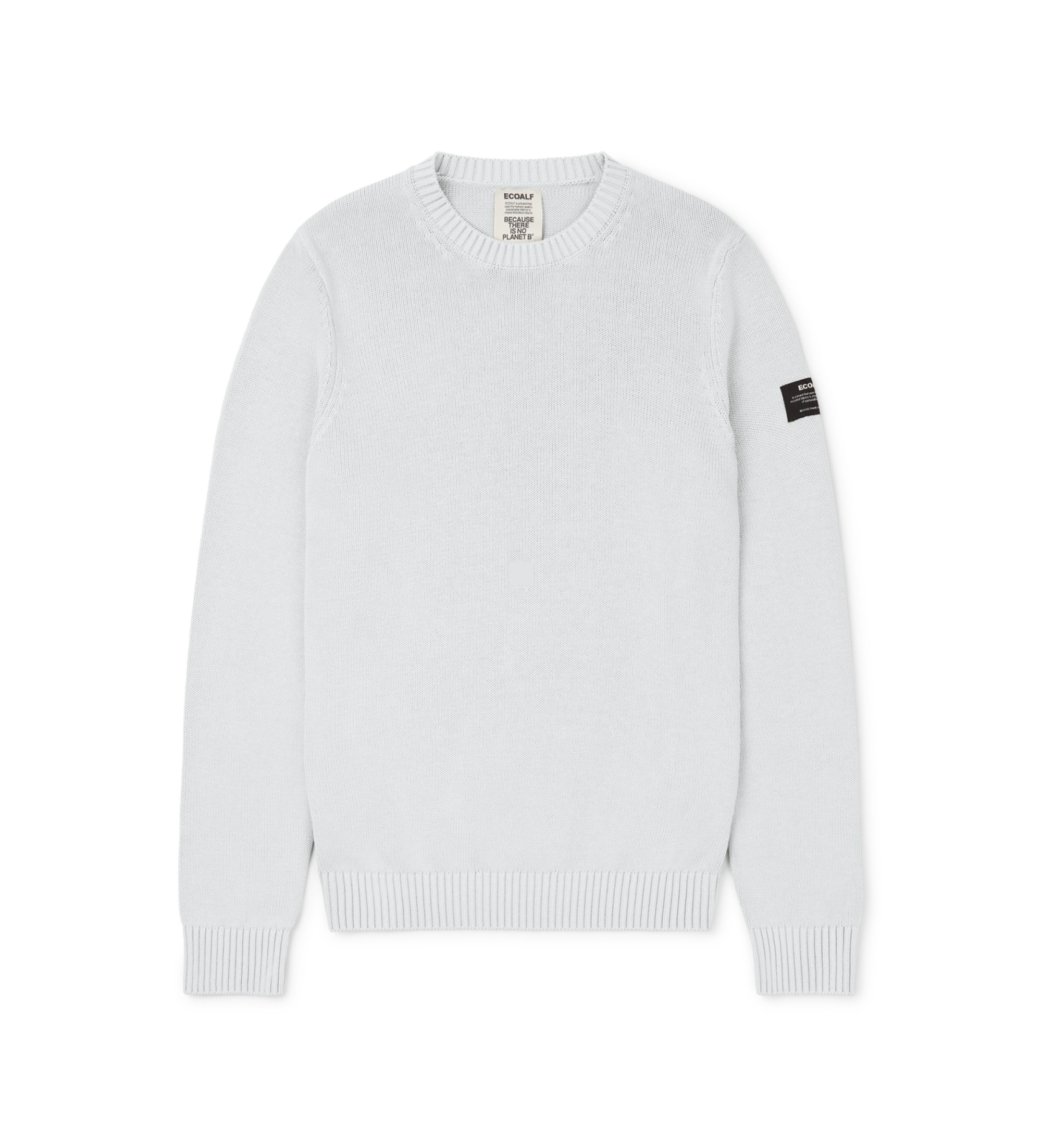ECOALF für Herren. MCMGAKNTAIL00639S25-007 Schwanzpullover grau (S), Lässig, Bio-Baumwolle, Nachhaltig