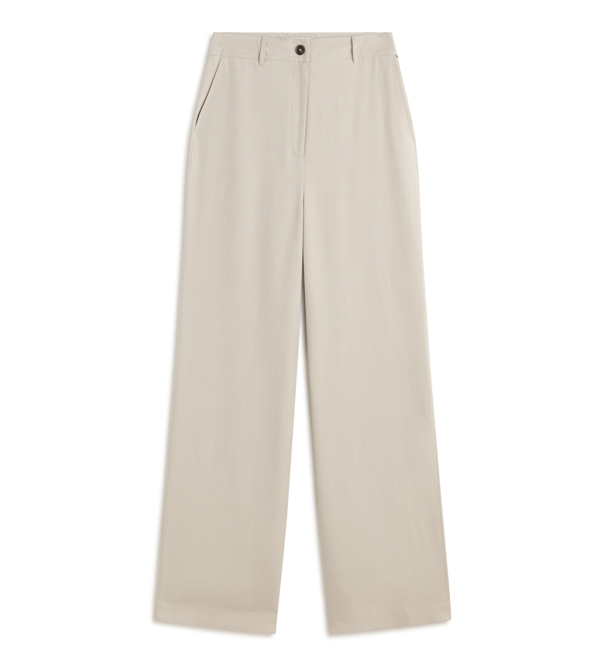 ECOALF für Damen. MCWGAPASABIN0421S24-241 Sabine beige Hose (40), Lässig, Lyocell