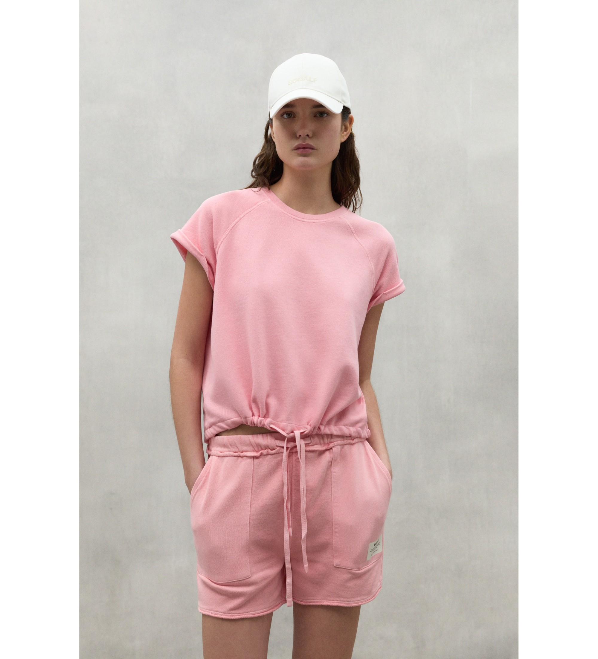 ECOALF für Damen. MCWGASTREINE0856S24-272 Reine rosa T-shirt (XL), Lässig, Kurzarm, Bio-Baumwolle, Nachhaltig, Recycelte Baumwolle