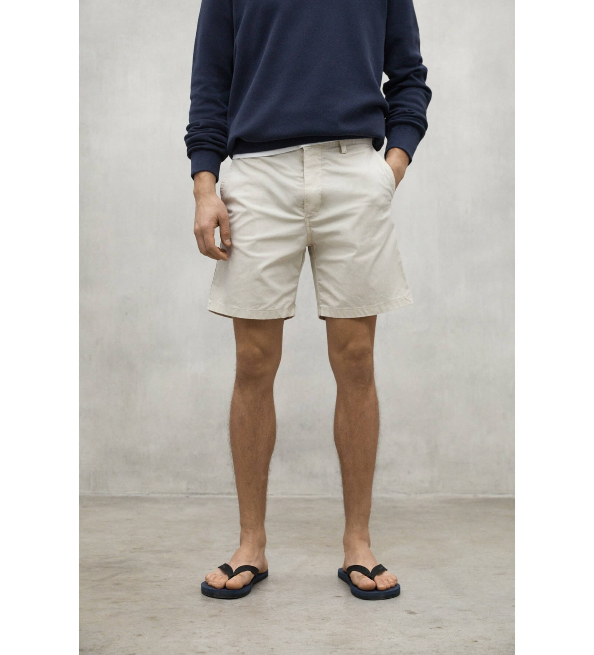ECOALF für Herren. MCMGAPCARAS00753S25-051 Kurze Hose Aras beige (34), Lässig, Baumwolle, Nachhaltig