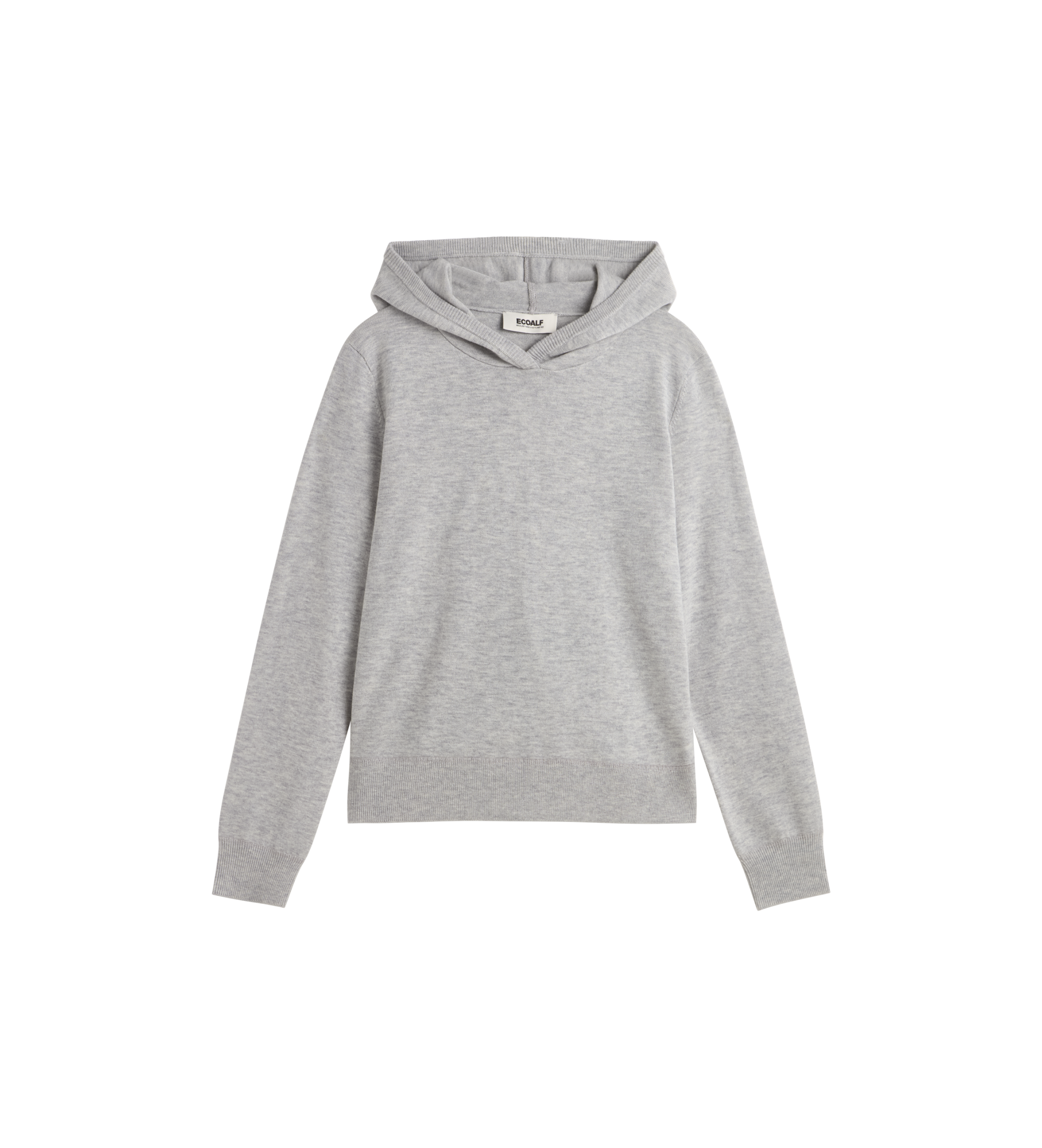 ECOALF für Damen. MCWGAKNBAMBU0626S24-341 Sweatshirt Bambu grau (L), Lässig, Wolle, Langarm