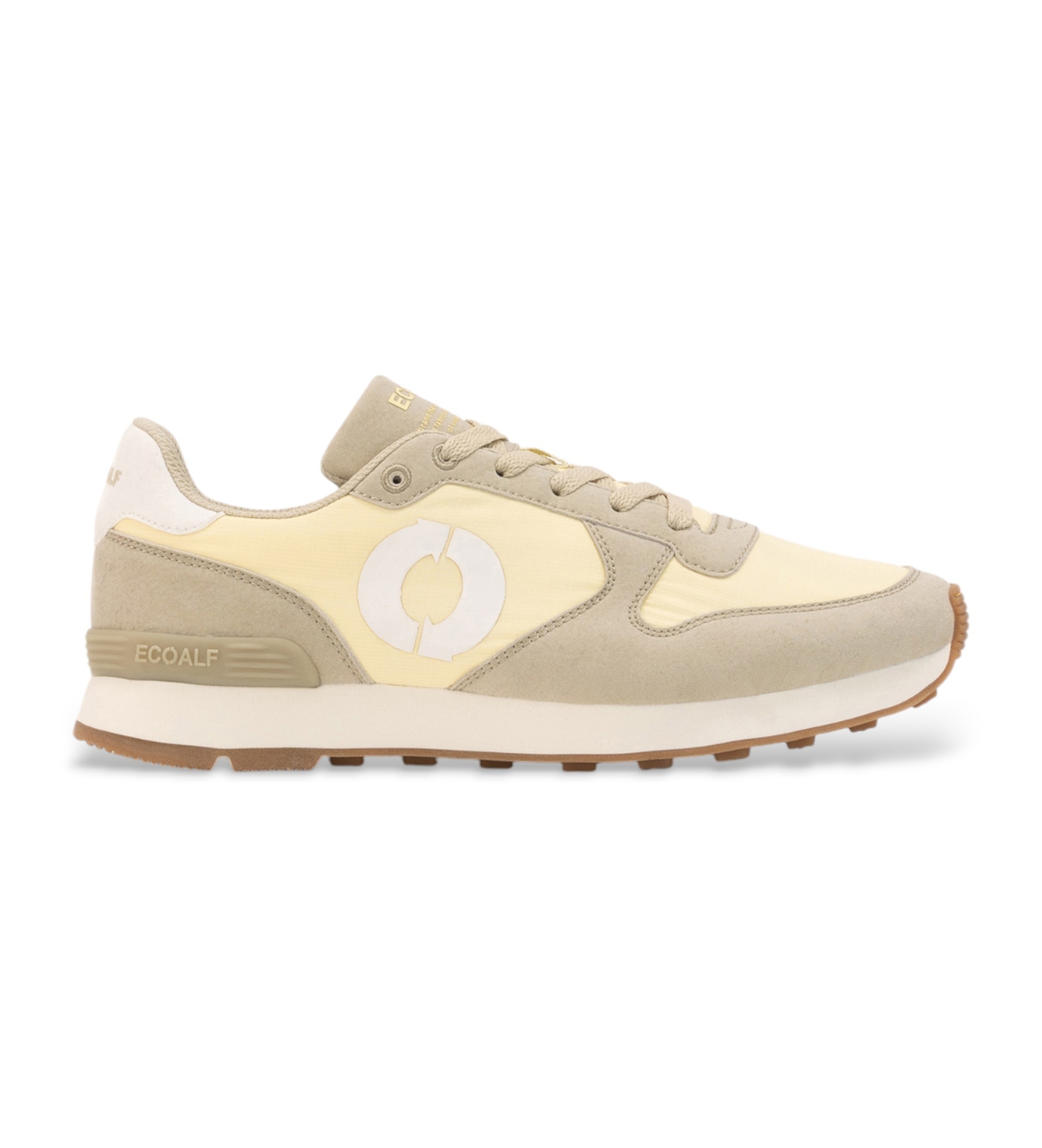 ECOALF für Damen. MCWSHSNUCLAA0136S25-198 Turnschuhe Ucla gelb (37), Wohnung, Schnürsenkel, Lässig, Nachhaltig