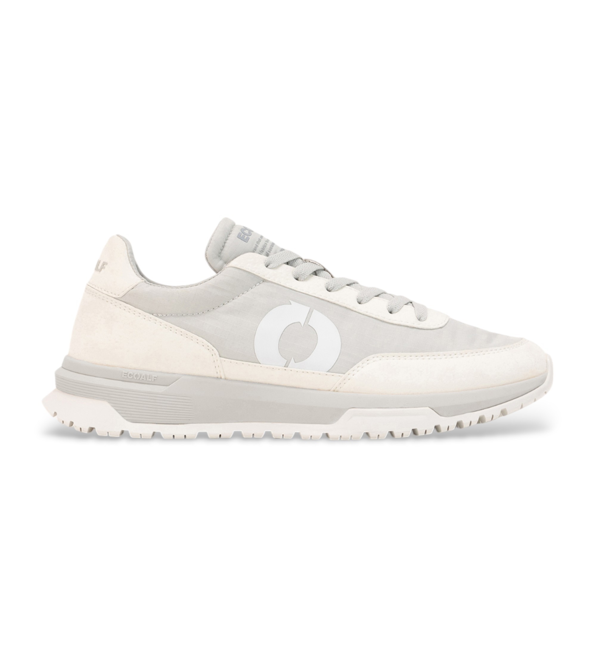 ECOALF für Damen. MCWSHSNVENTU0467S25-001 Ventura Turnschuhe weiß, grau (36), Wohnung, Schnürsenkel, Lässig, Nachhaltig