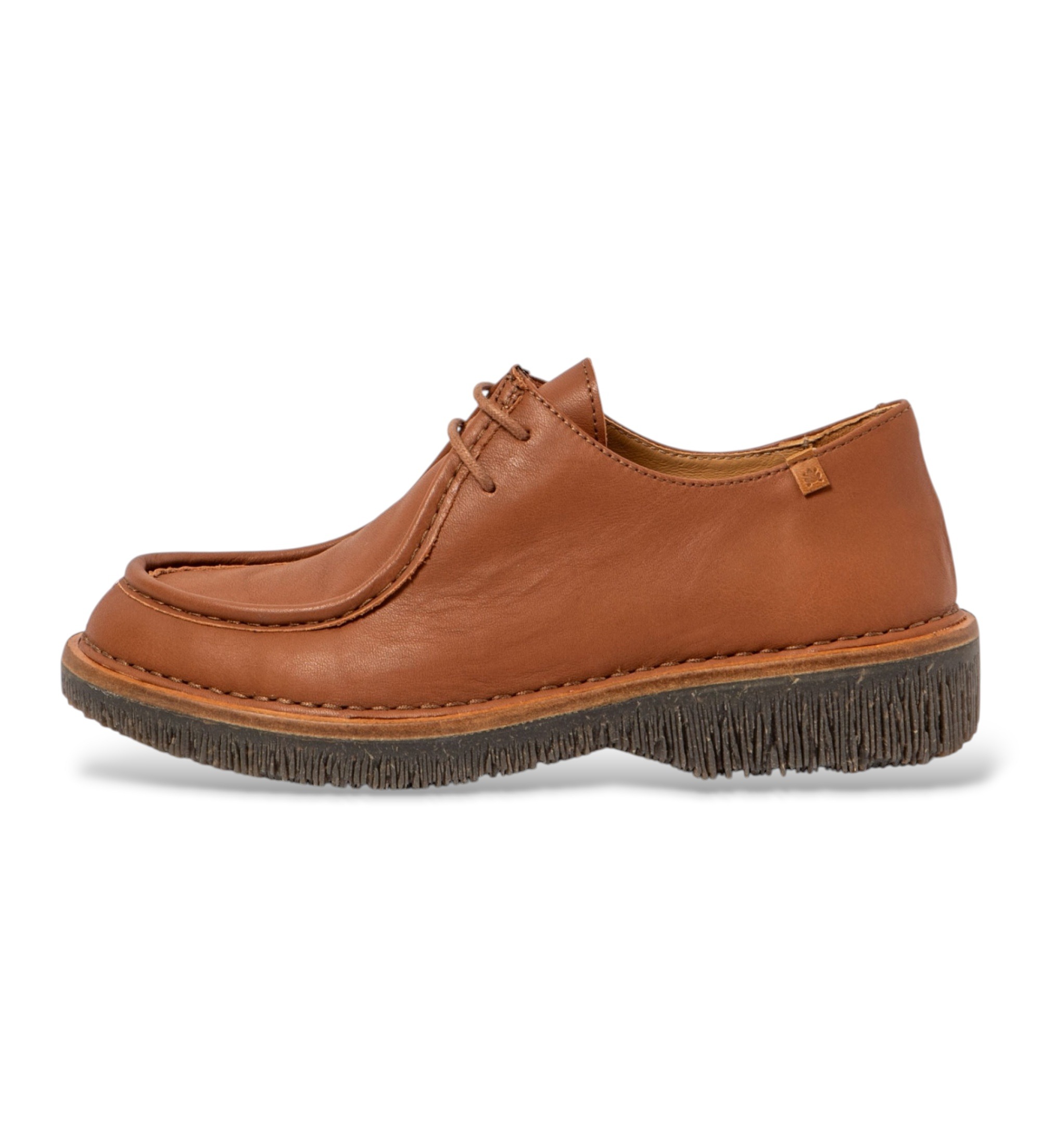El Naturalista für Damen. 255841123005_023 Lederschuhe N5584 Volcano braun (40), Wohnung, Schnürsenkel, Lässig