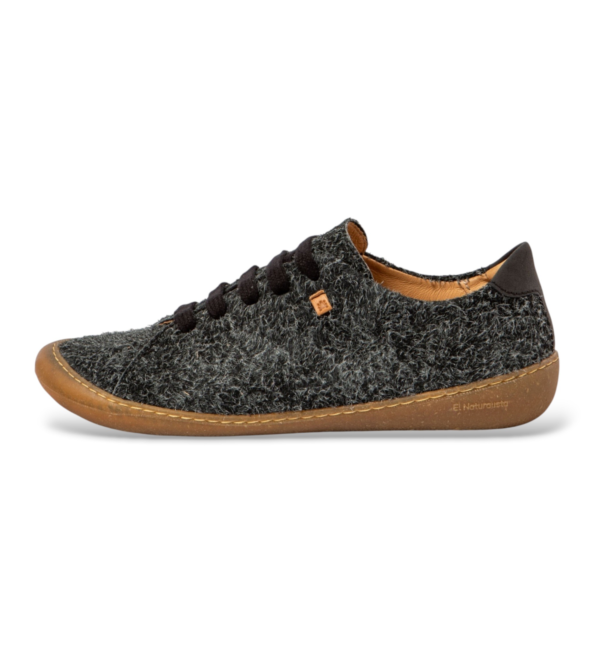 El Naturalista Unisex. 25770P1ET005_001 Ledersneaker N5770P Pawikan schwarz (39), Wohnung, Schnürsenkel, Lässig