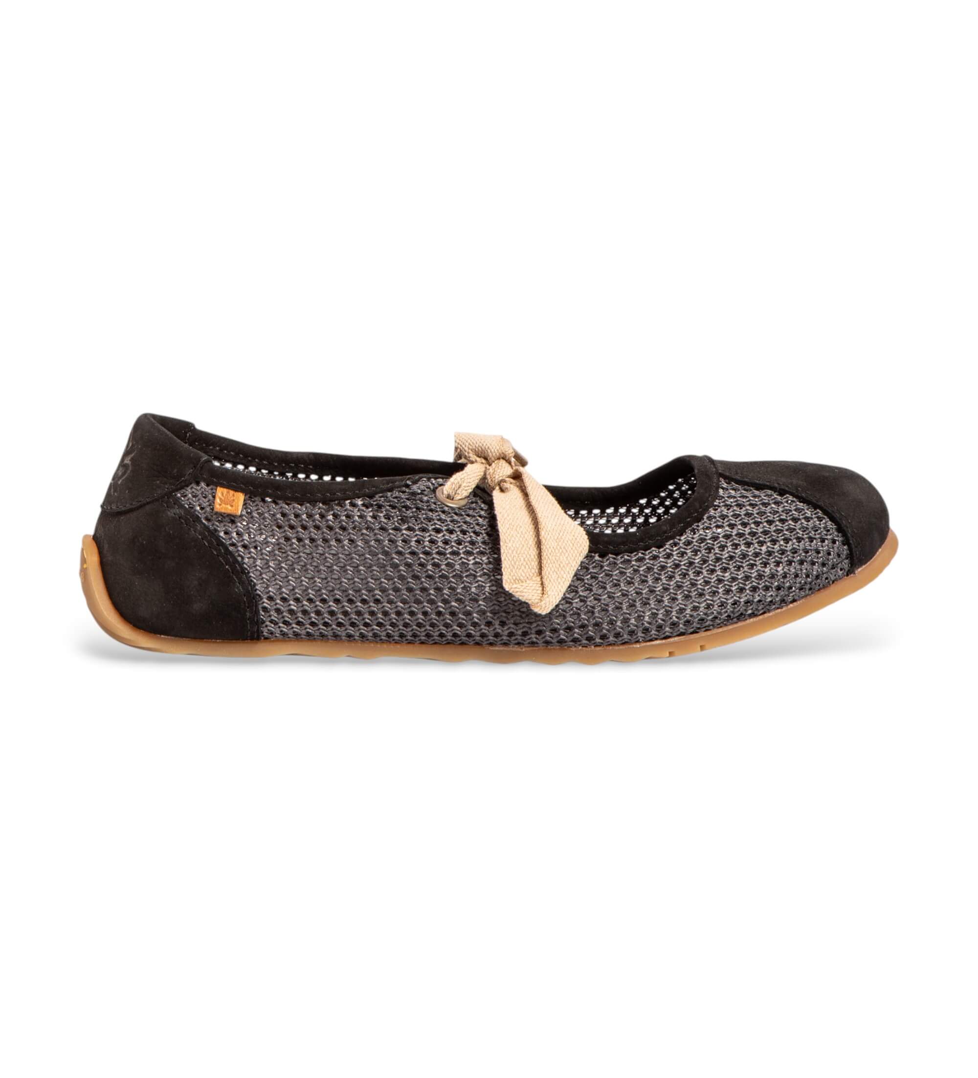 El Naturalistavoor vrouwen. 25936C101005_001 Schoenen N5936C Ondina zwart (42), Stof, Plat, Veters, Casual