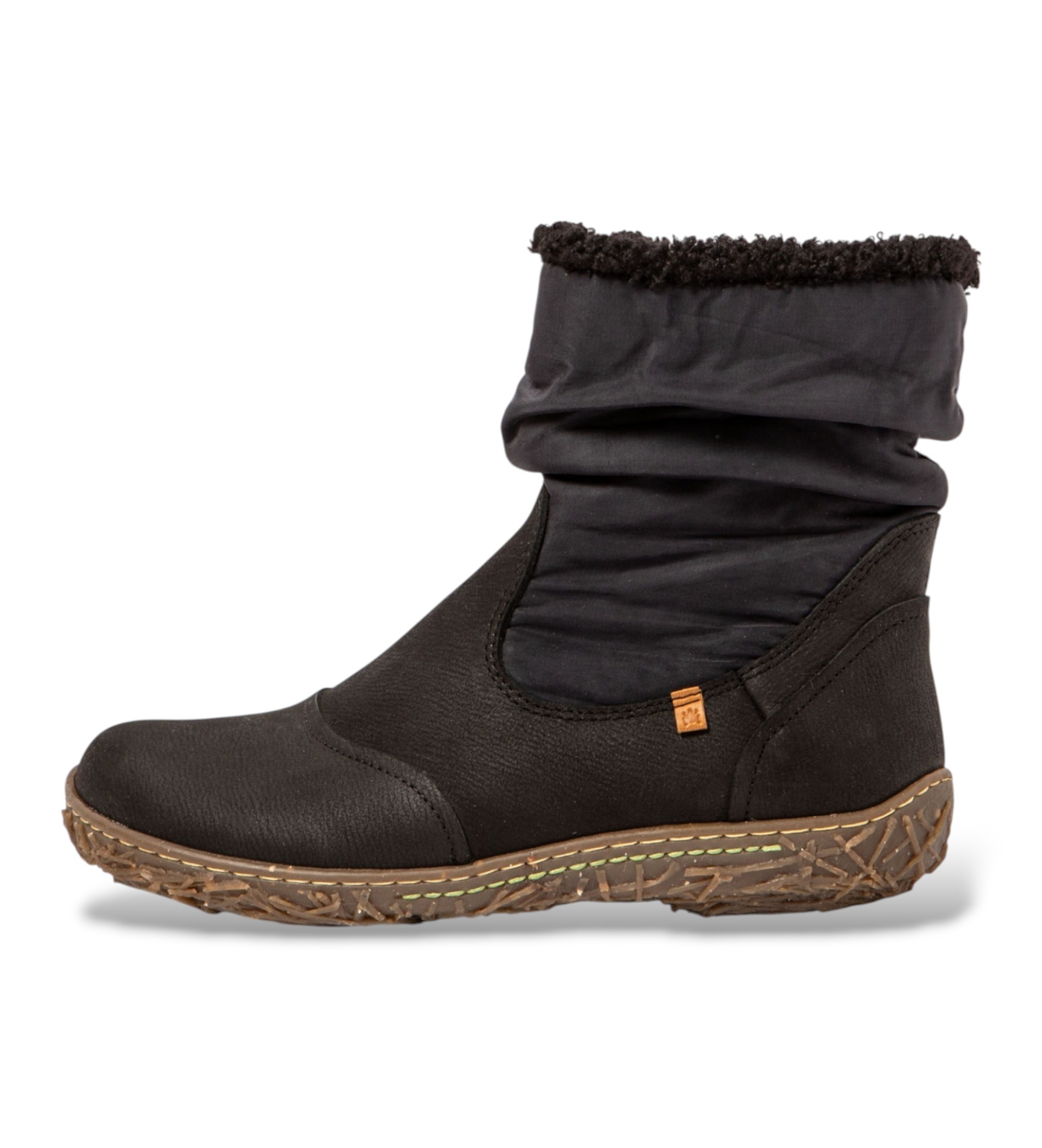 El Naturalista für Damen. 2N758A101005_001 Lederstiefeletten N758A Nido schwarz (38), Wohnung, Keine, Lässig
