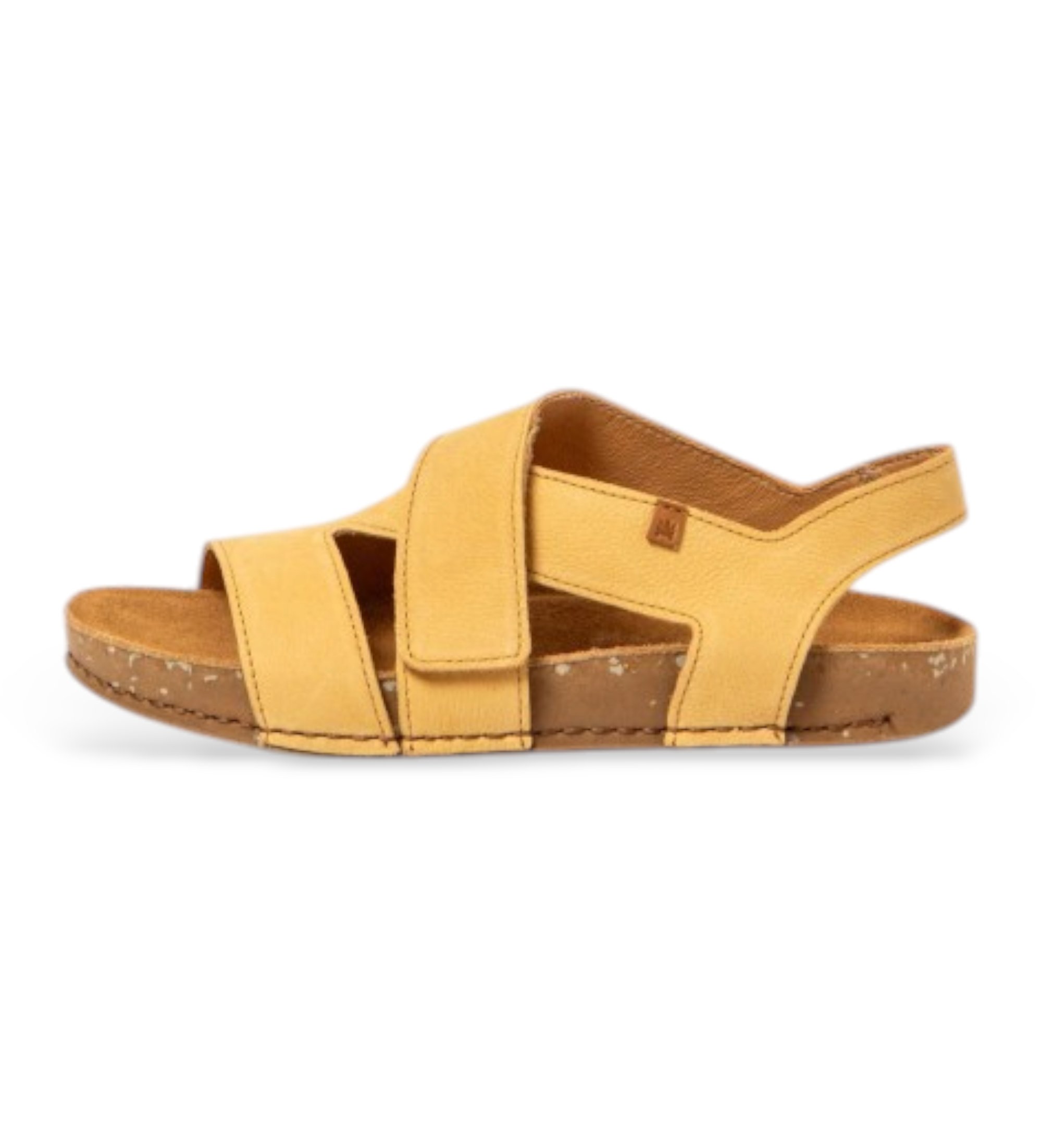 El Naturalista Unisex. 2579912F5005_024 Leder Sandalen N5799 Balance gelb (46), Wohnung, Klettverschluss, Lässig