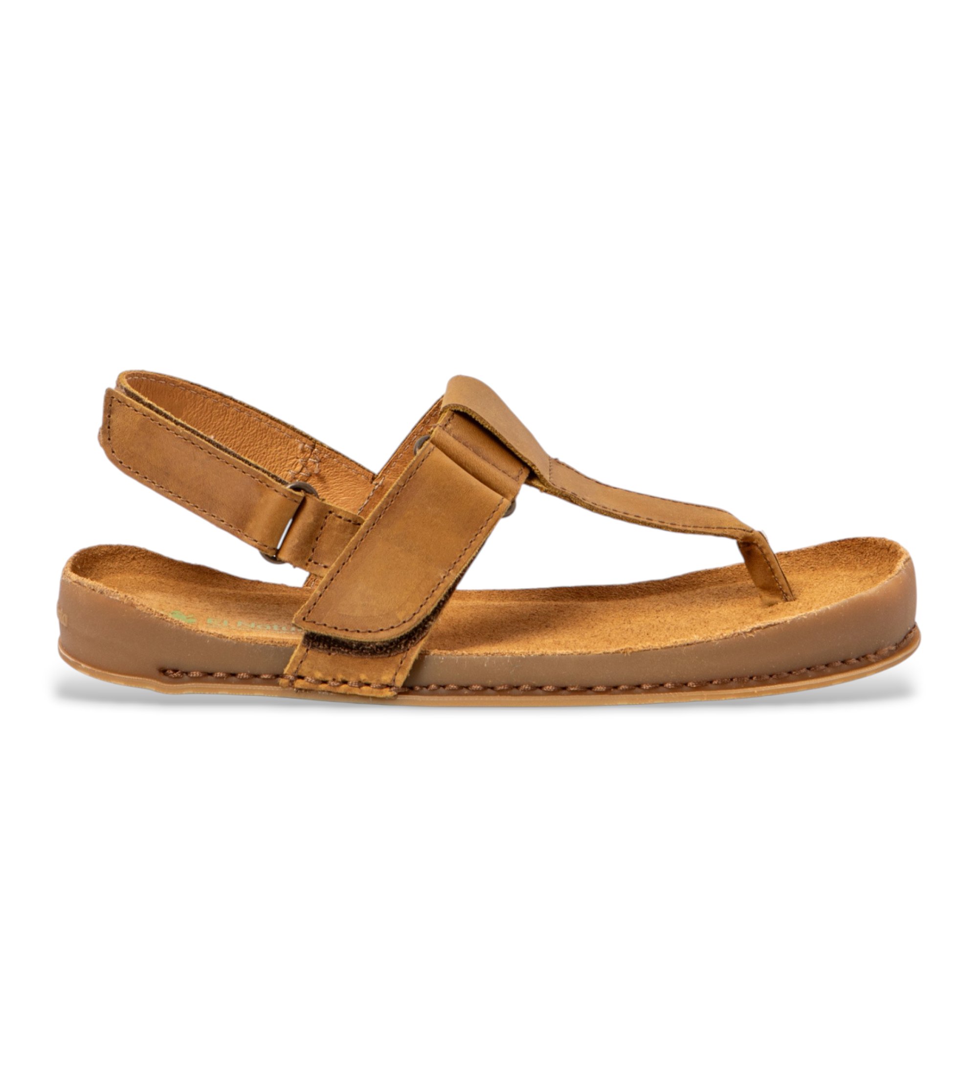 El Naturalistaunisex. 2600411OM005_024 Leren sandalen N6004 geel (42), Leer, Plat, Klittenband, Casual